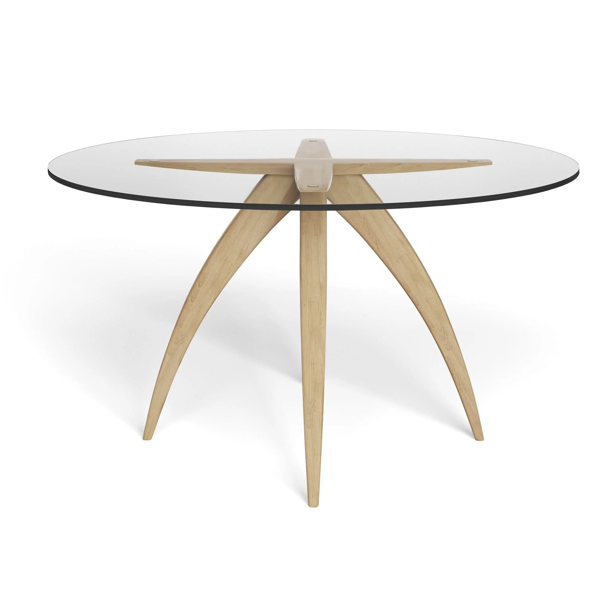 Ella Glass Round Dining Table - Image 5