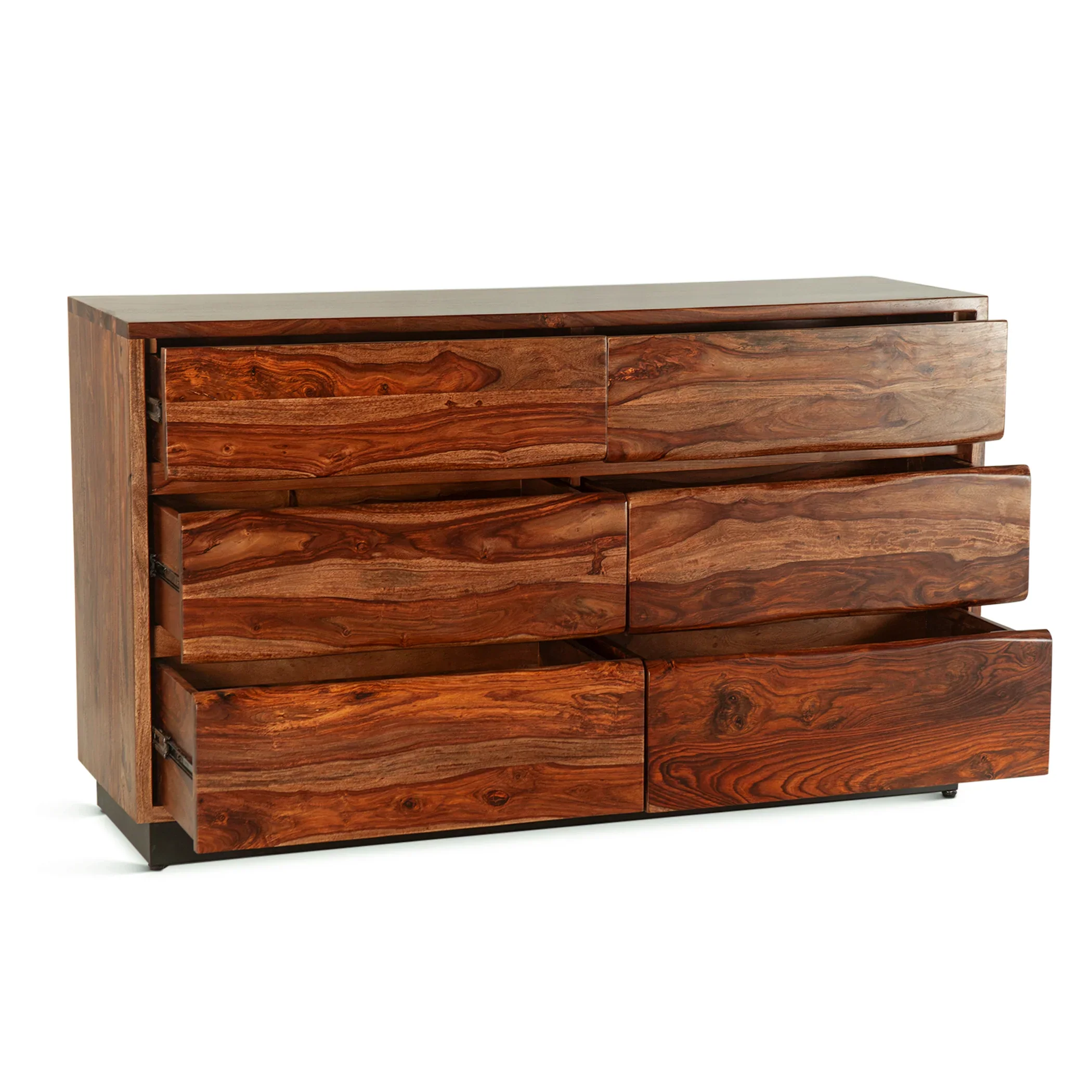 Elliston Modern Live Edge Sheesham Dresser - Image 2