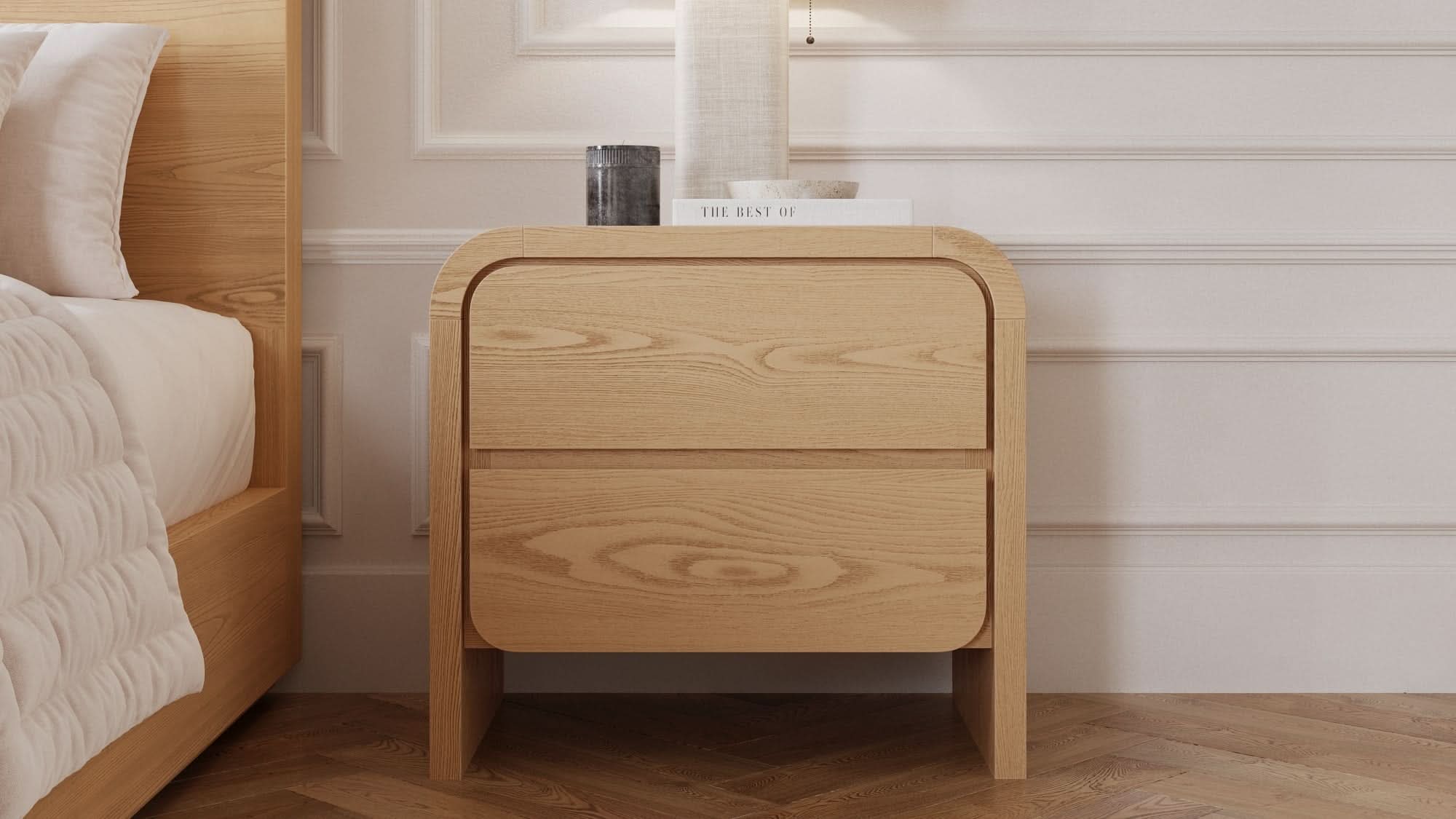 Elora Two Drawer Nightstand - Image 4