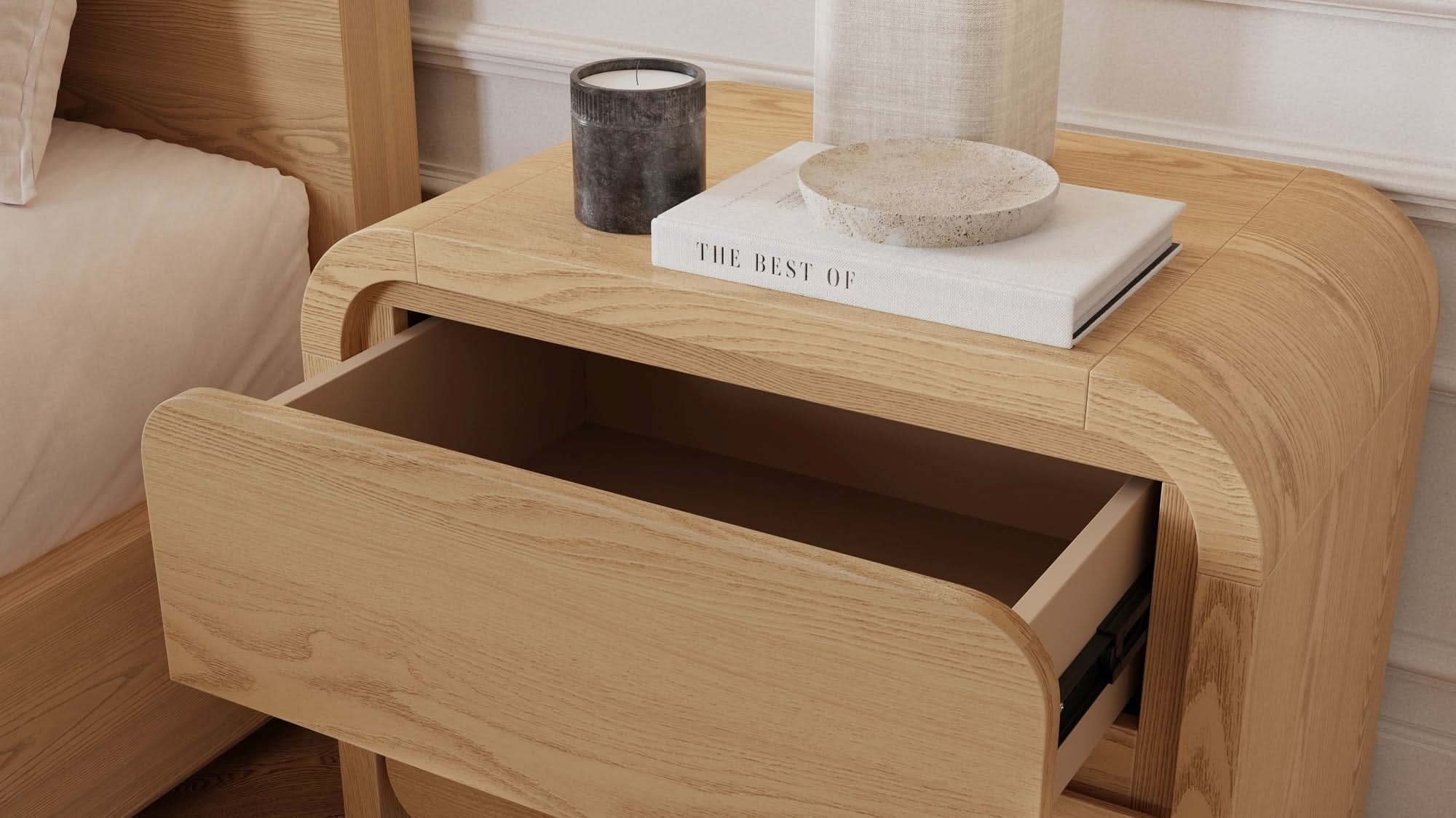 Elora Two Drawer Nightstand - Image 9