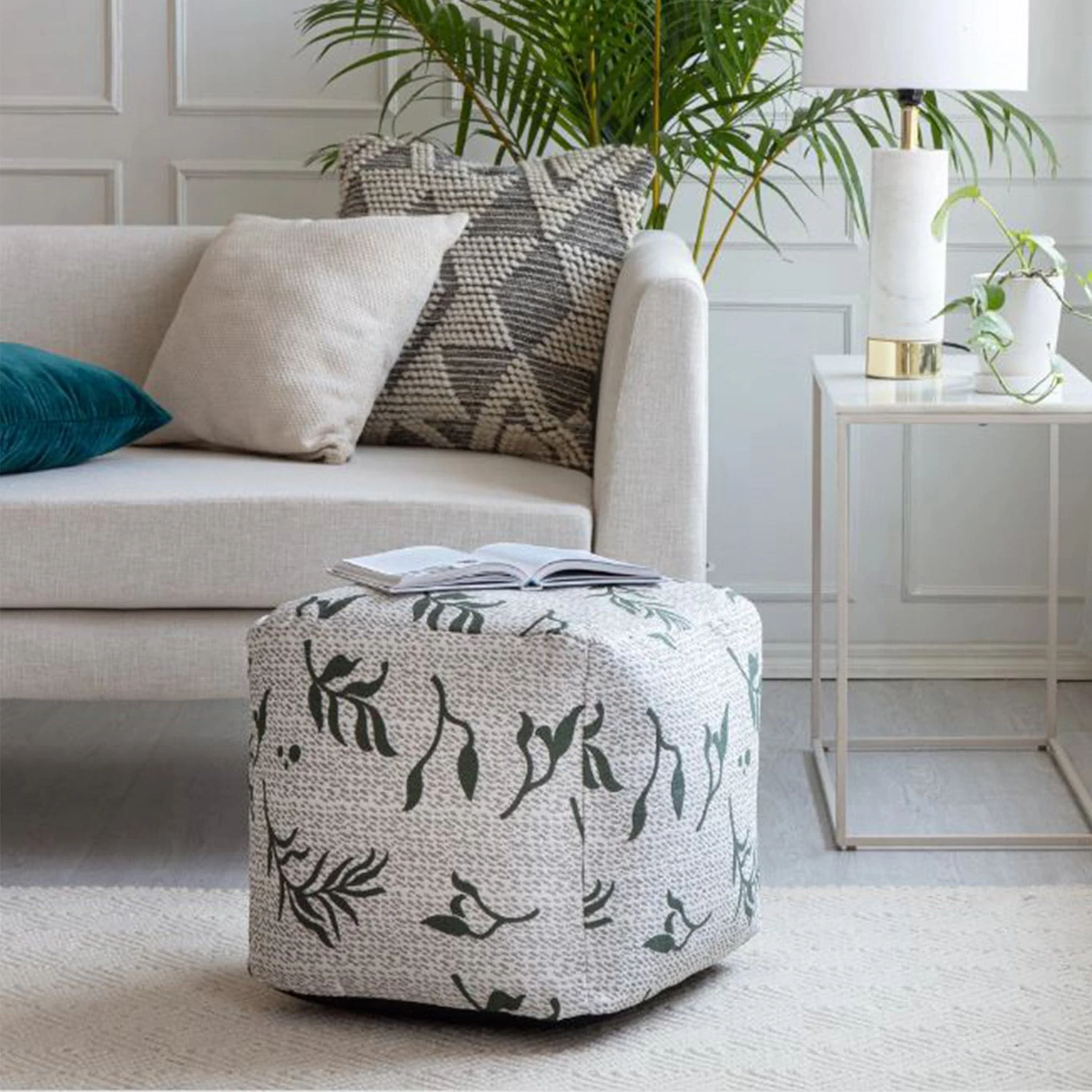 Frangipani Pouf - Image 4