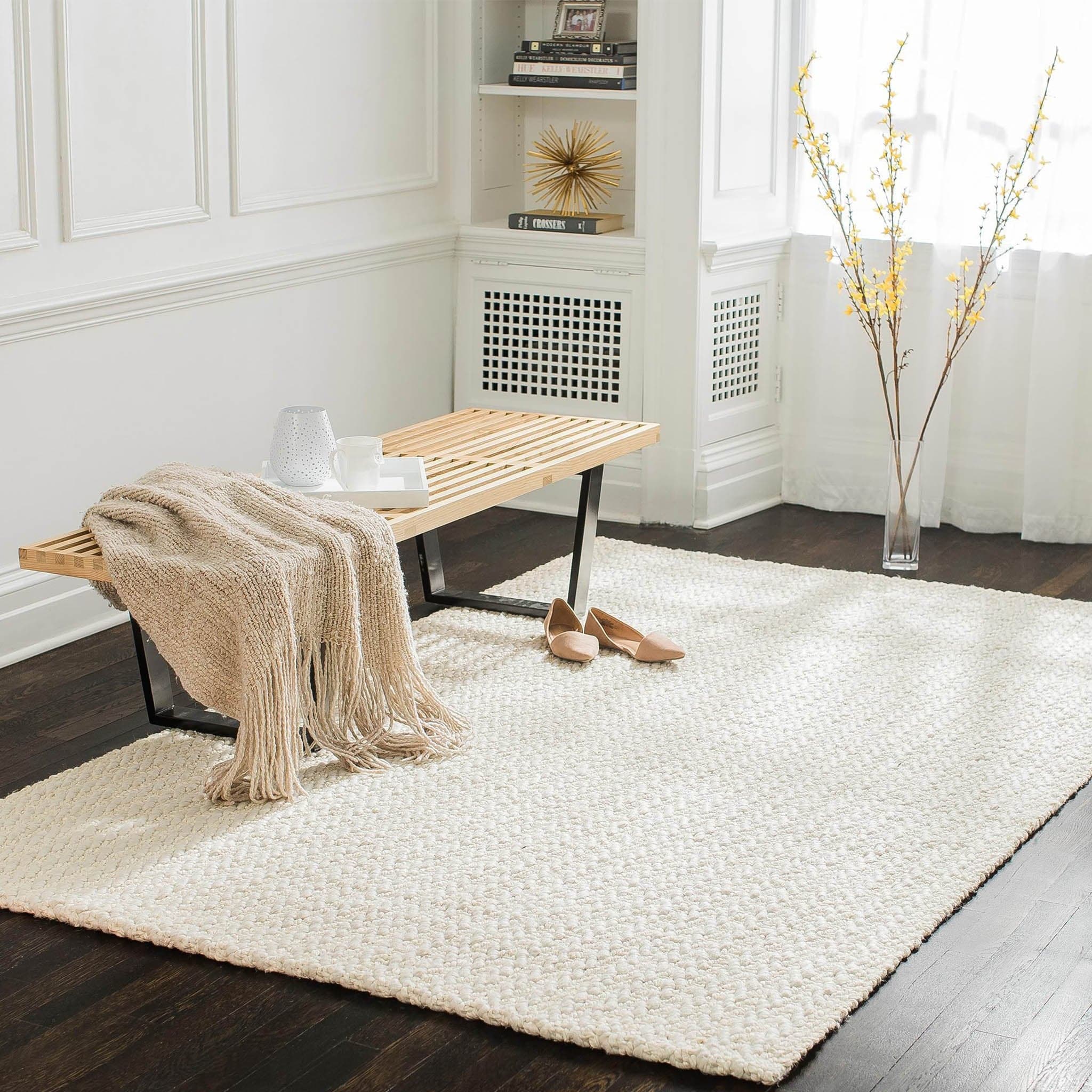 Freya White Jute Rug - Image 2