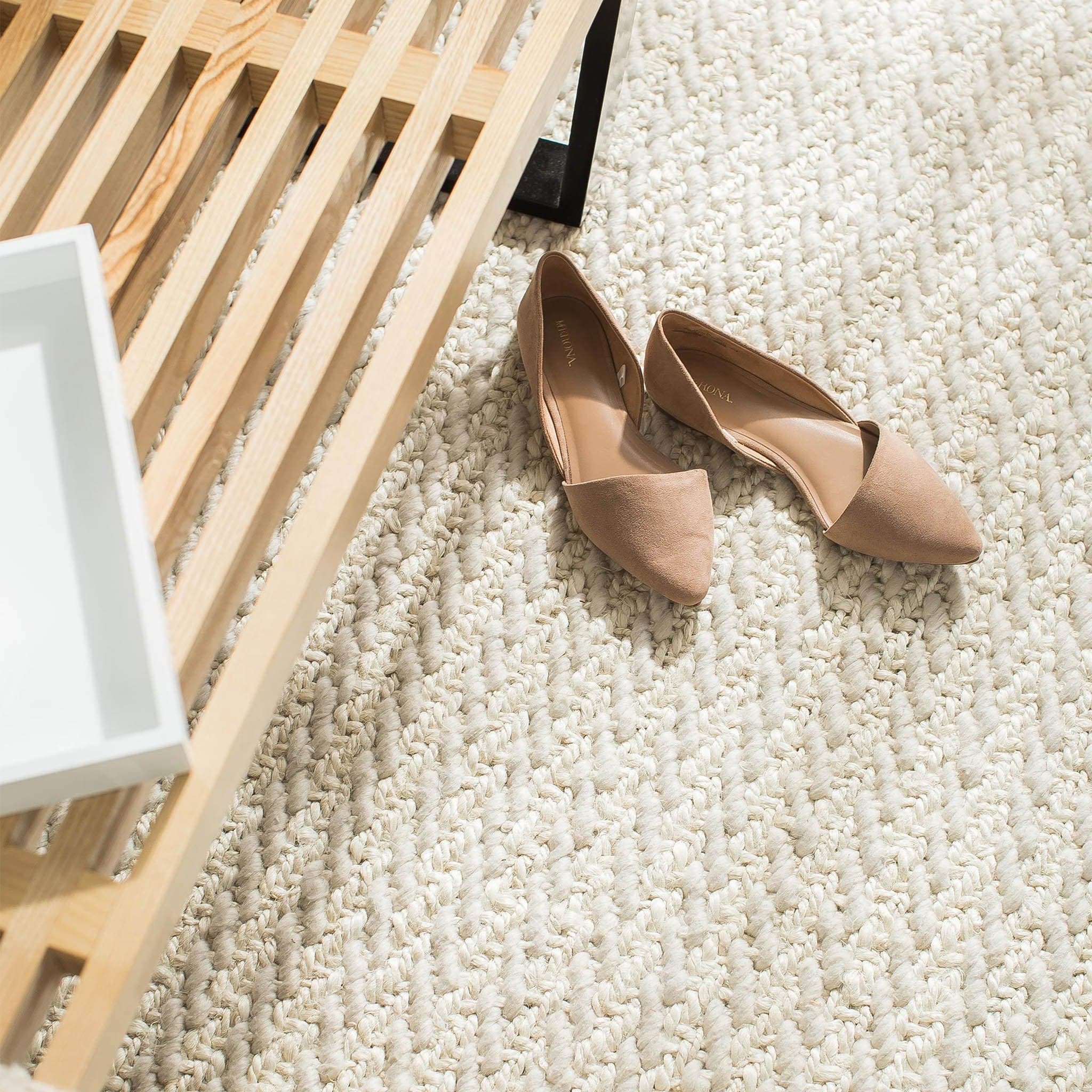 Freya White Jute Rug - Image 4