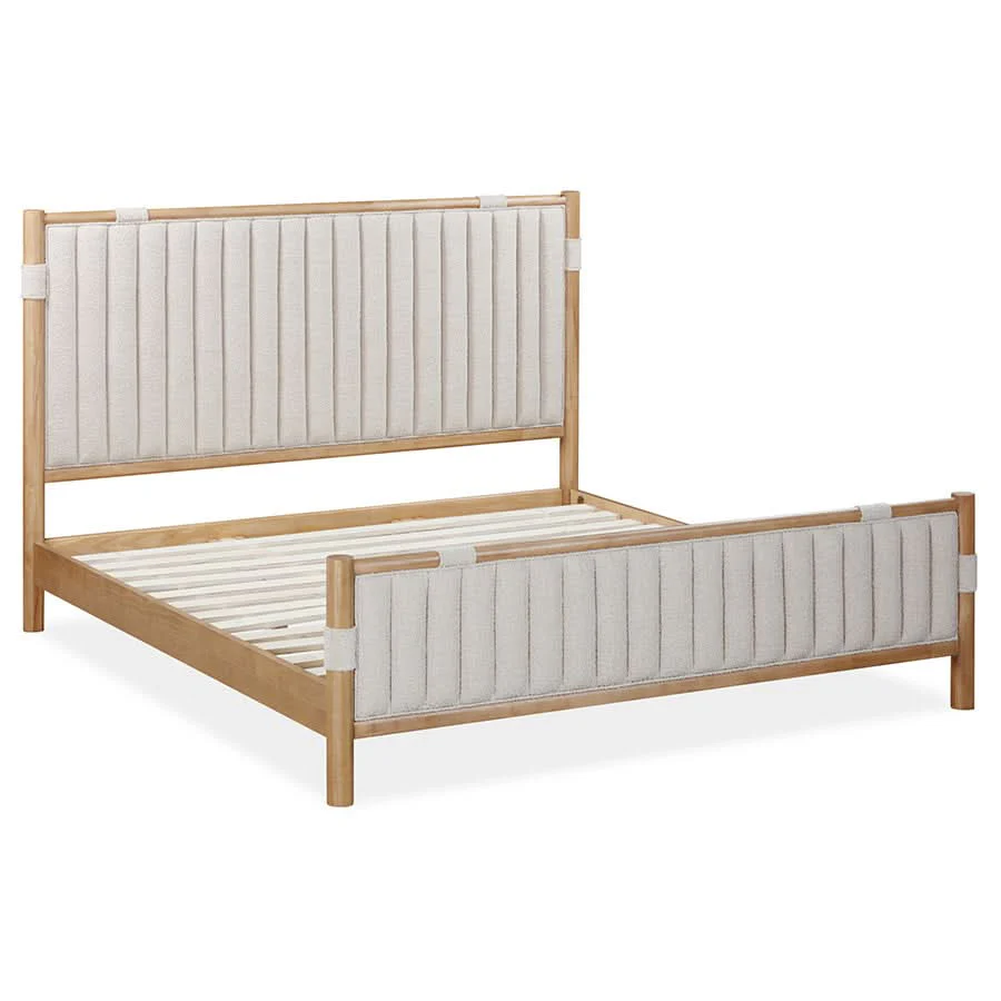 Furano Upholstered Panel Platform Bed - Image 6