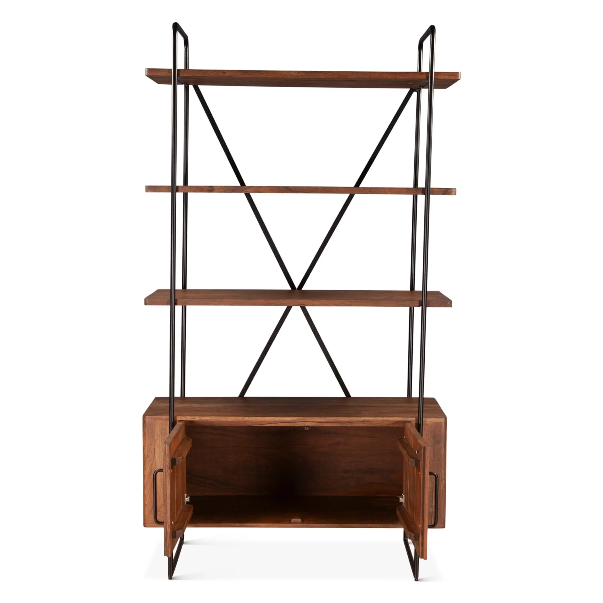 Halden Acacia Wood Bookshelf - Image 2