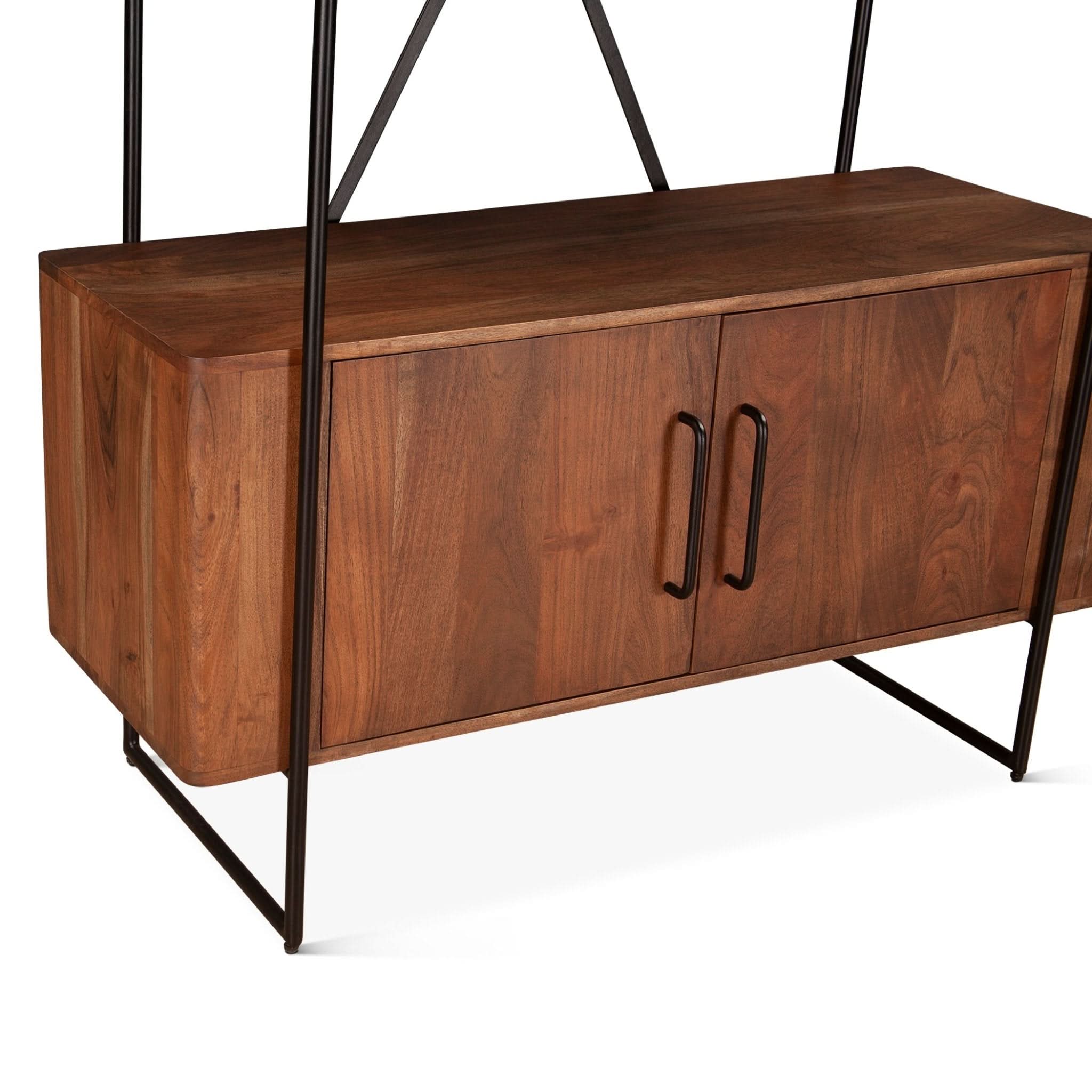 Halden Acacia Wood Bookshelf - Image 3