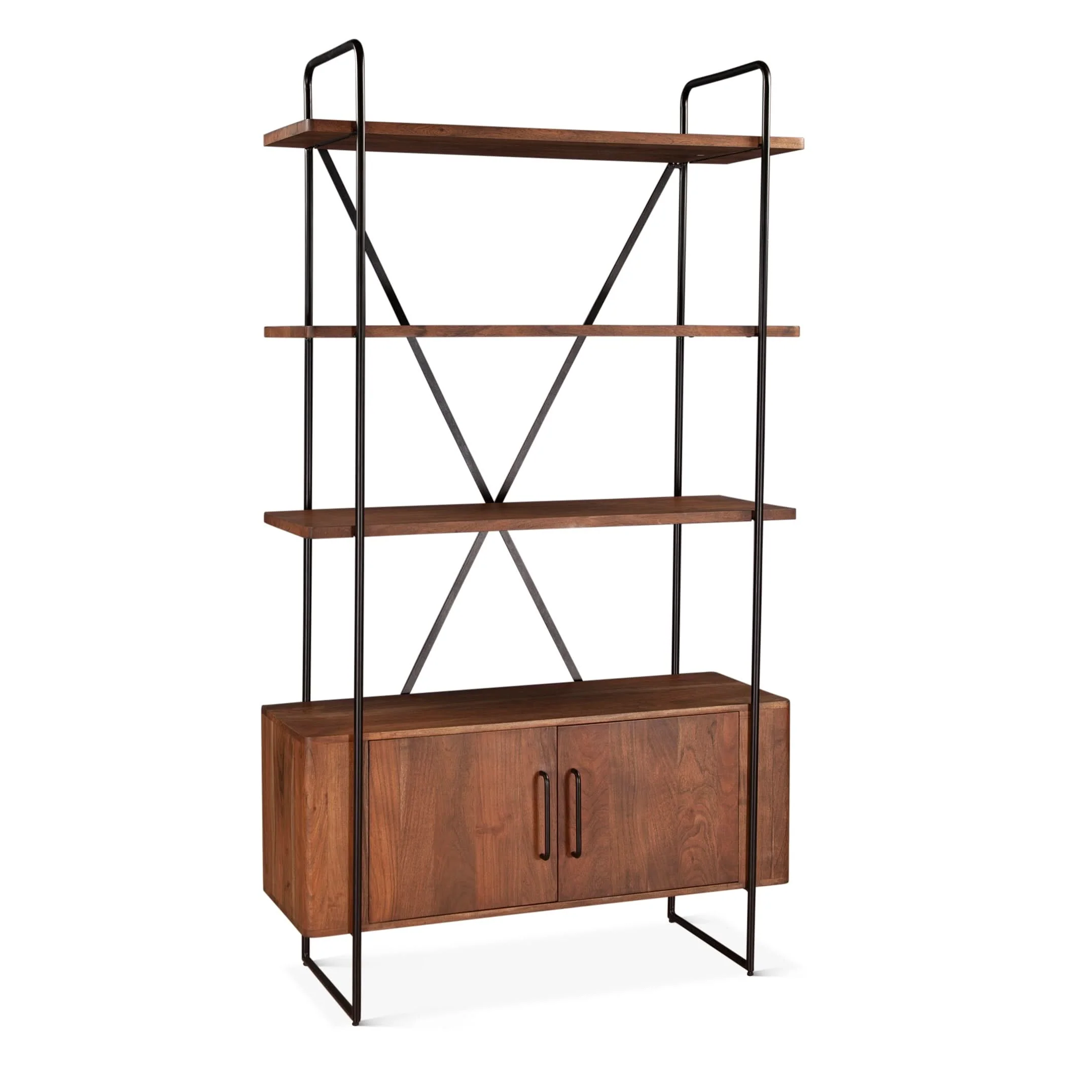 Halden Acacia Wood Bookshelf - Image 4