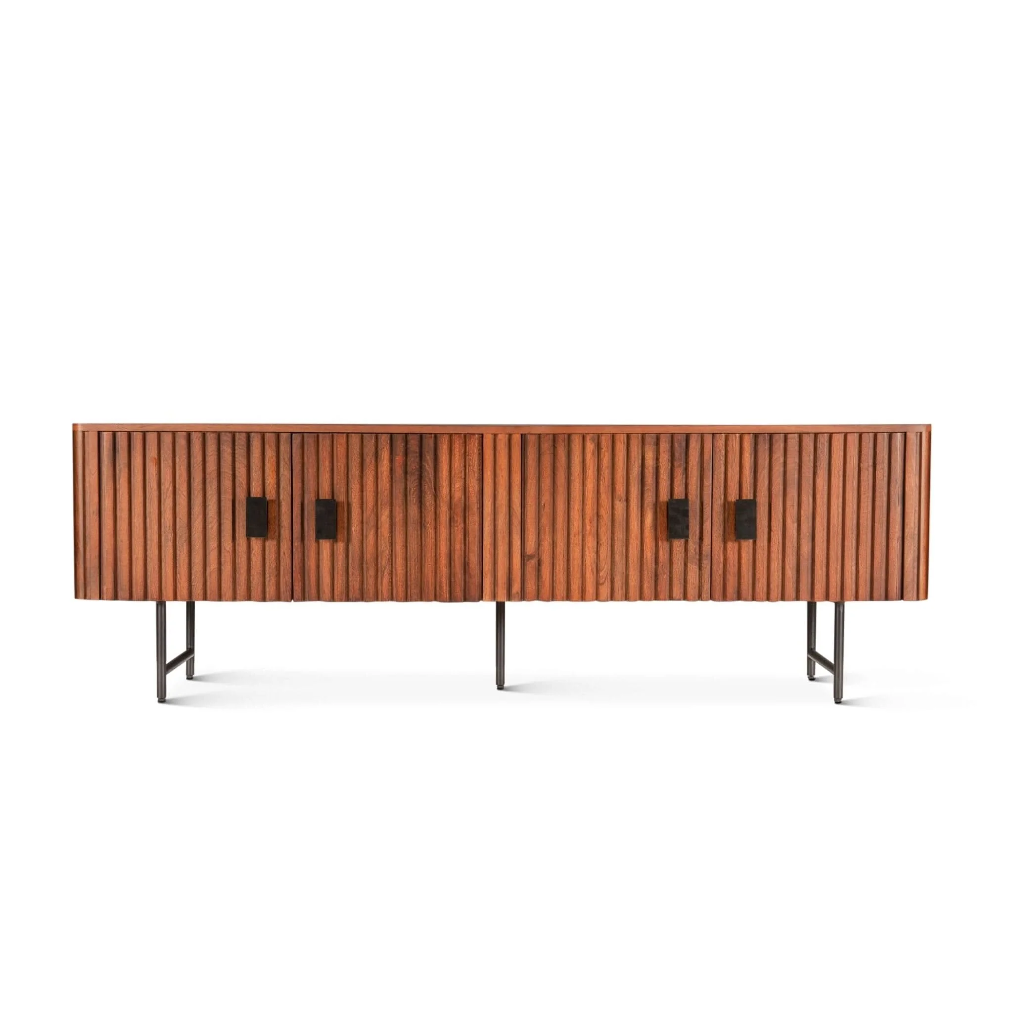 Halden Acacia Wood Plasma Cabinet - Image 3