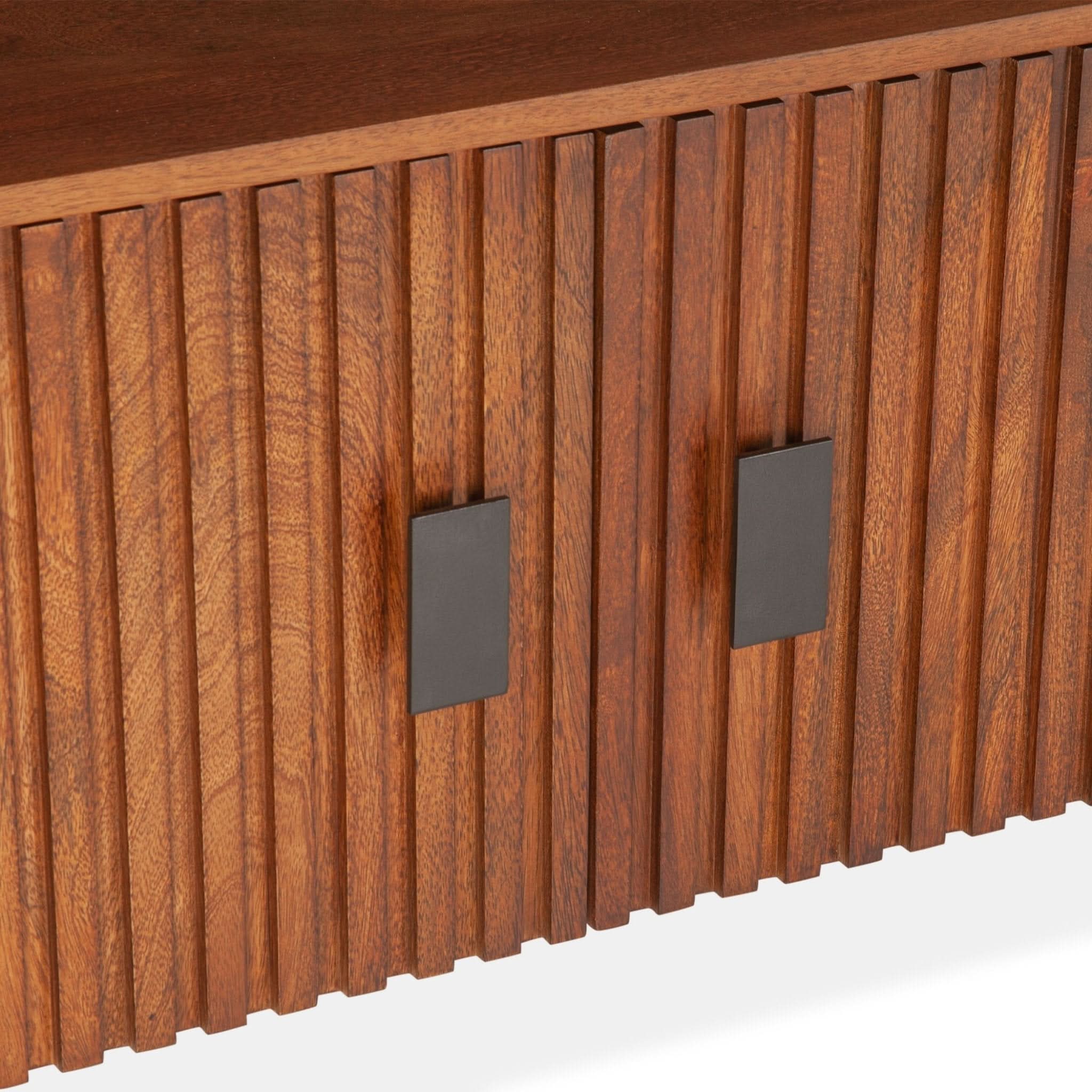 Halden Acacia Wood Plasma Cabinet - Image 6