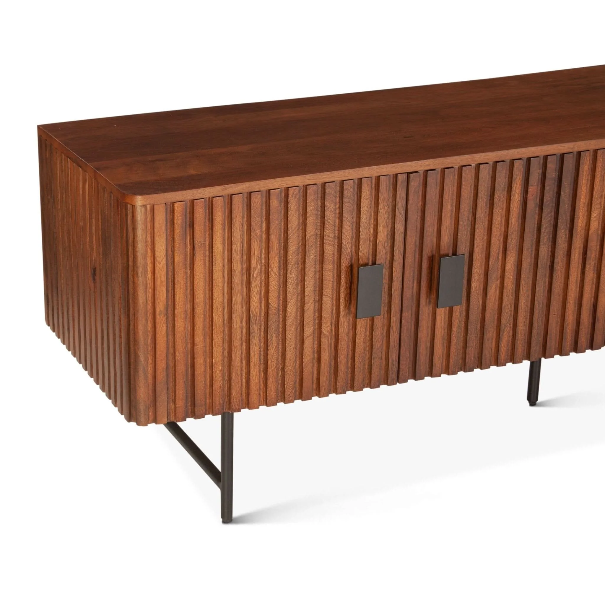 Halden Acacia Wood Plasma Cabinet - Image 7