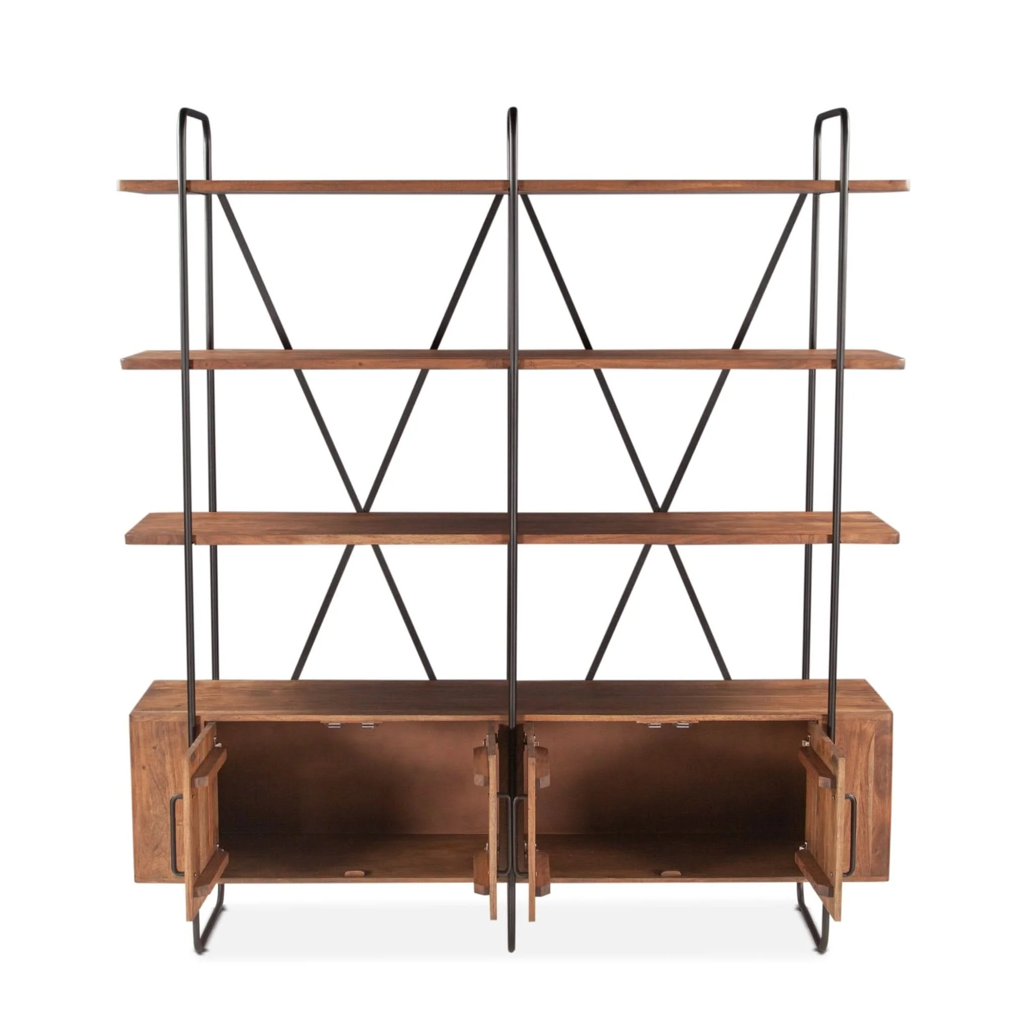 Halden Acacia Wood Bookshelf - Image 2