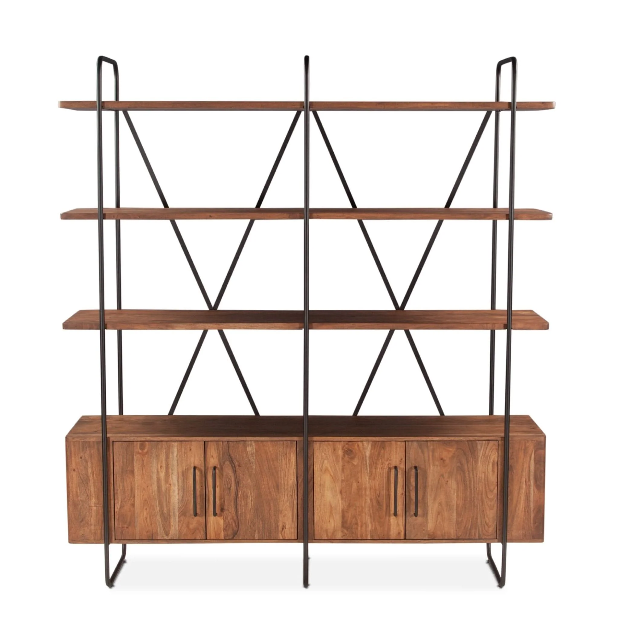 Halden Acacia Wood Bookshelf - Image 4