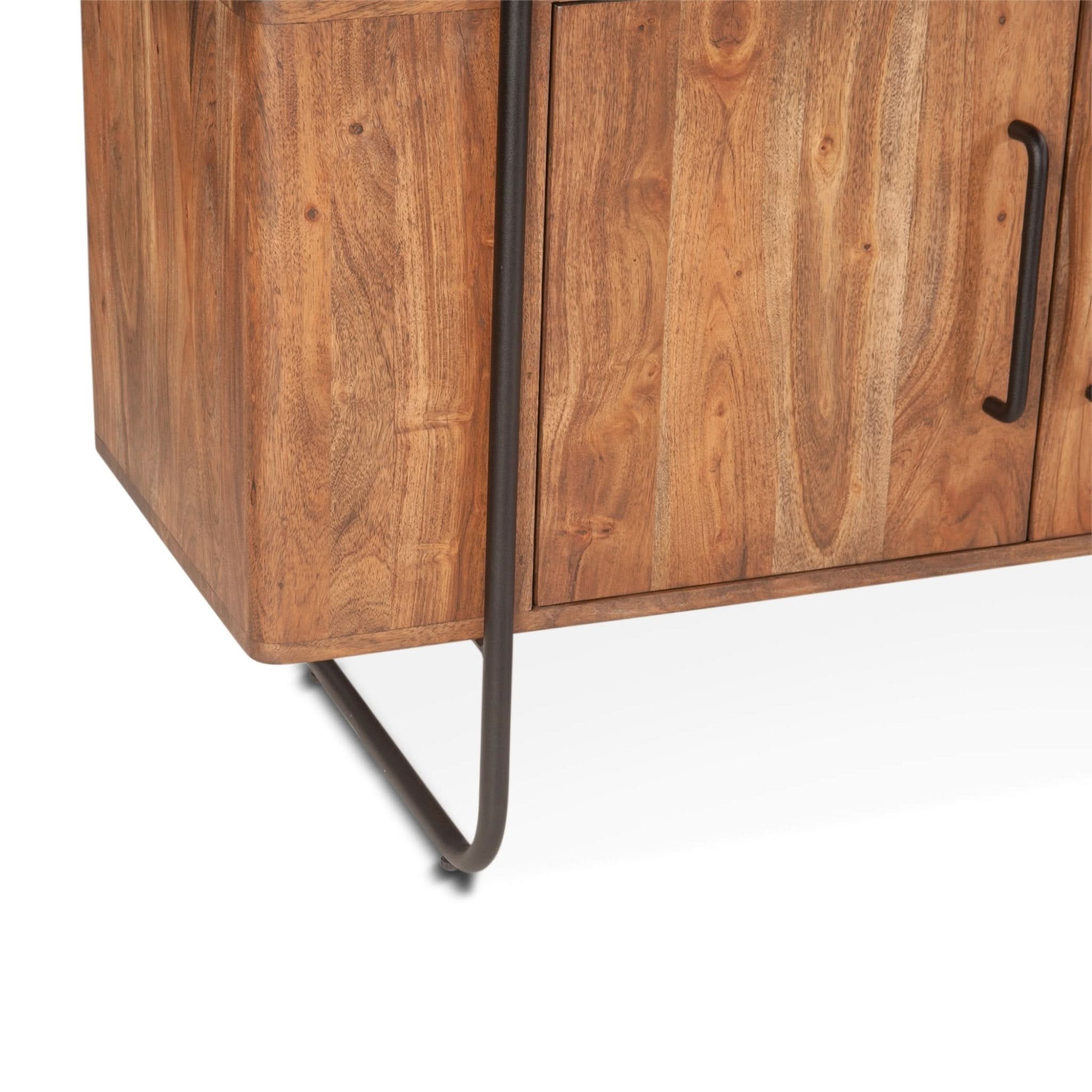 Halden Acacia Wood Bookshelf - Image 7