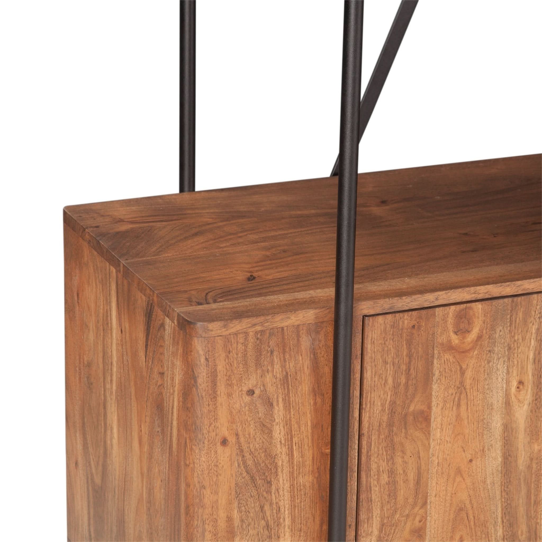 Halden Acacia Wood Bookshelf - Image 8