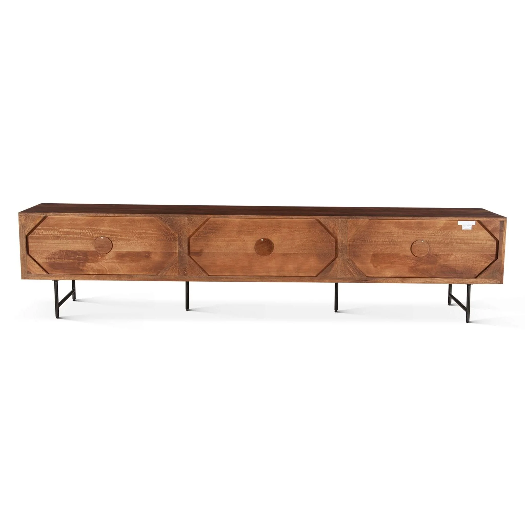 Halden Acacia Wood Plasma Cabinet - Image 4
