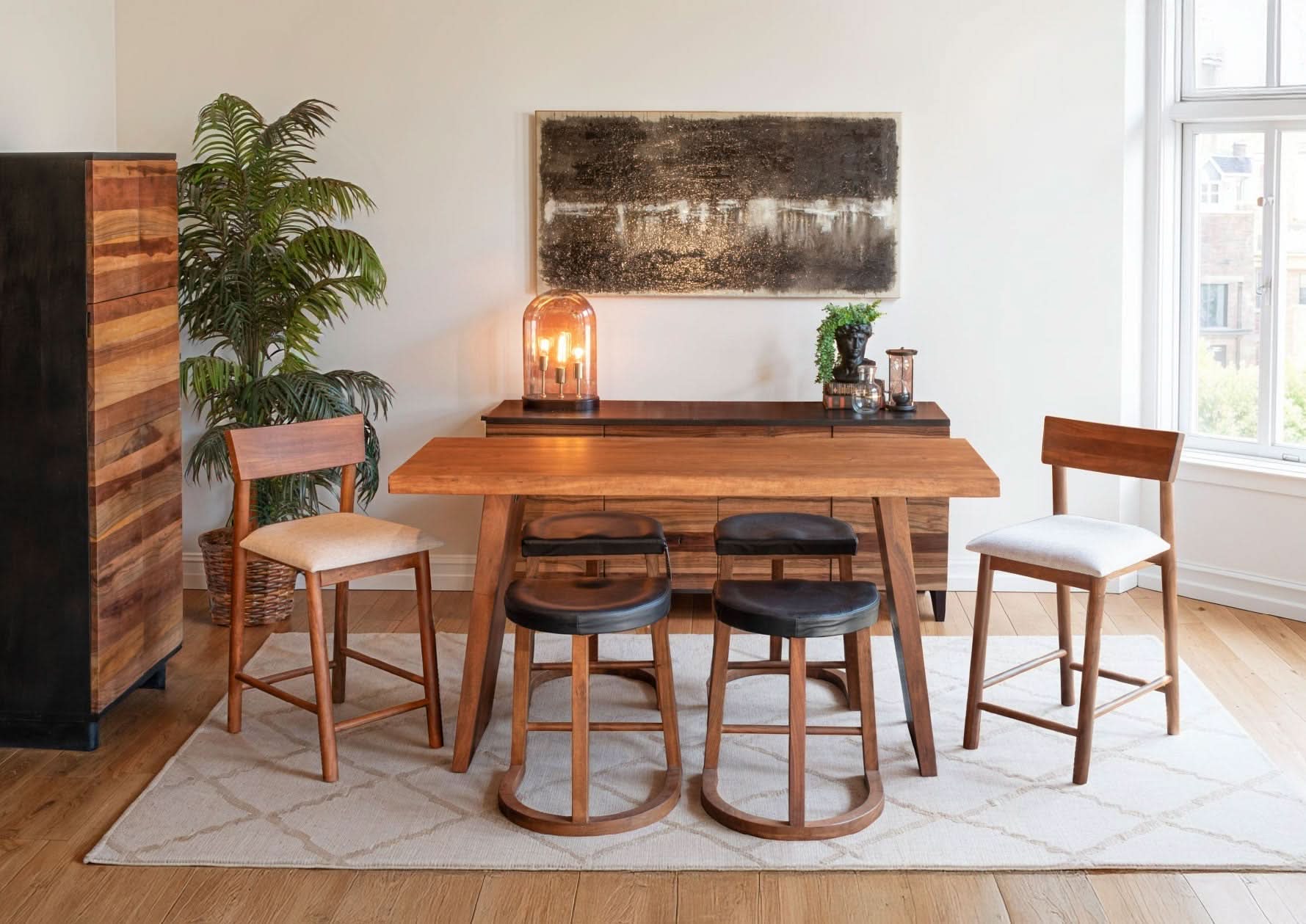 Hampton Acacia Wood Gathering Table - Image 4