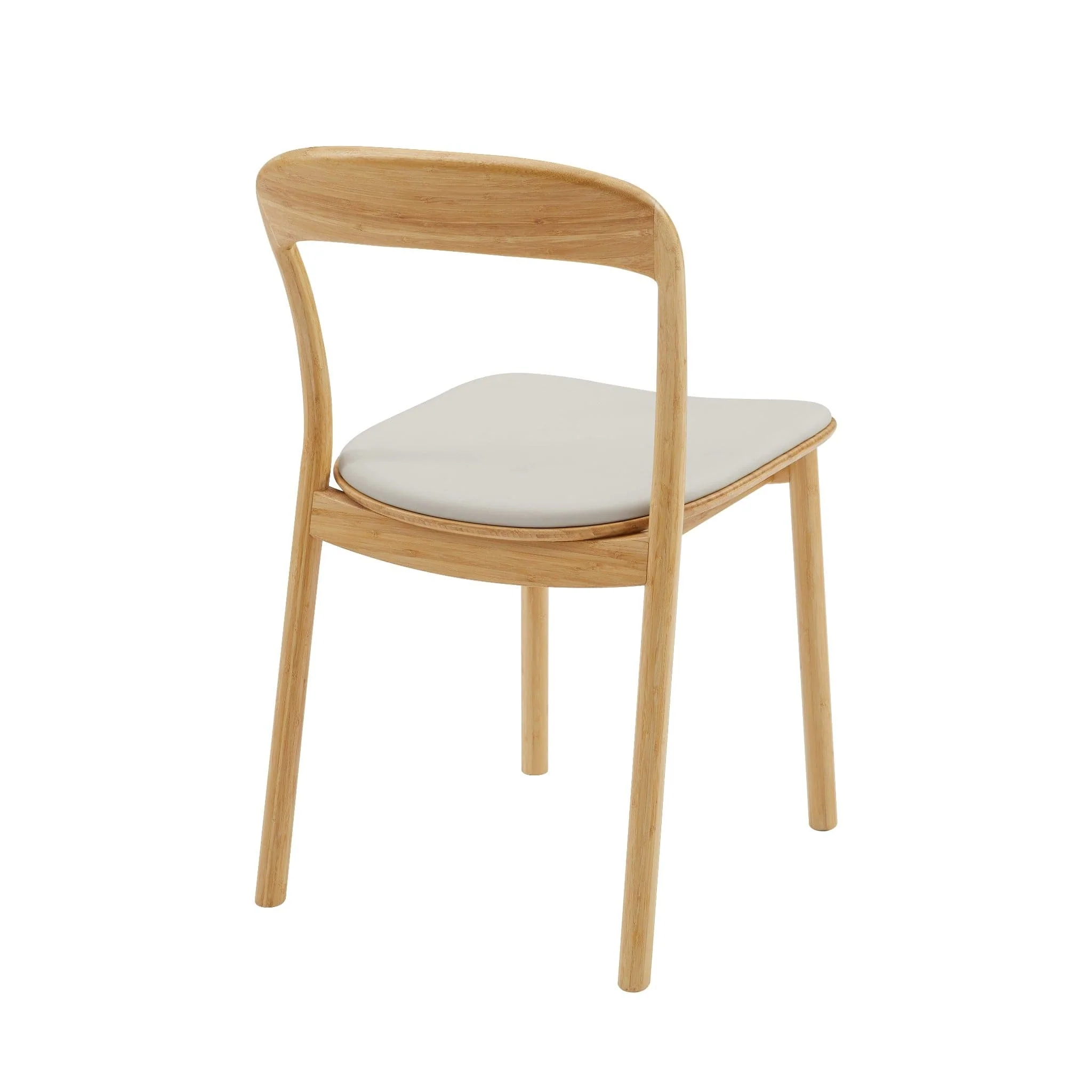 Hanna Dining Chair with Leather Seat (Set of 2) - Image 10