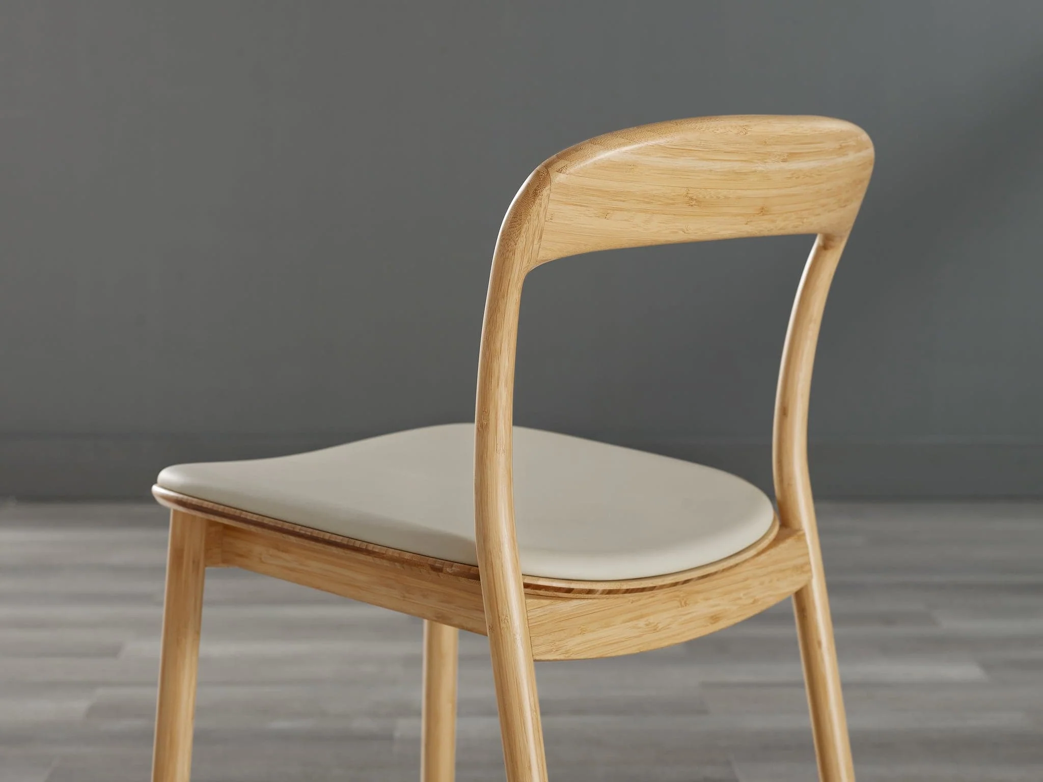 Hanna Dining Chair with Leather Seat (Set of 2) - Image 4