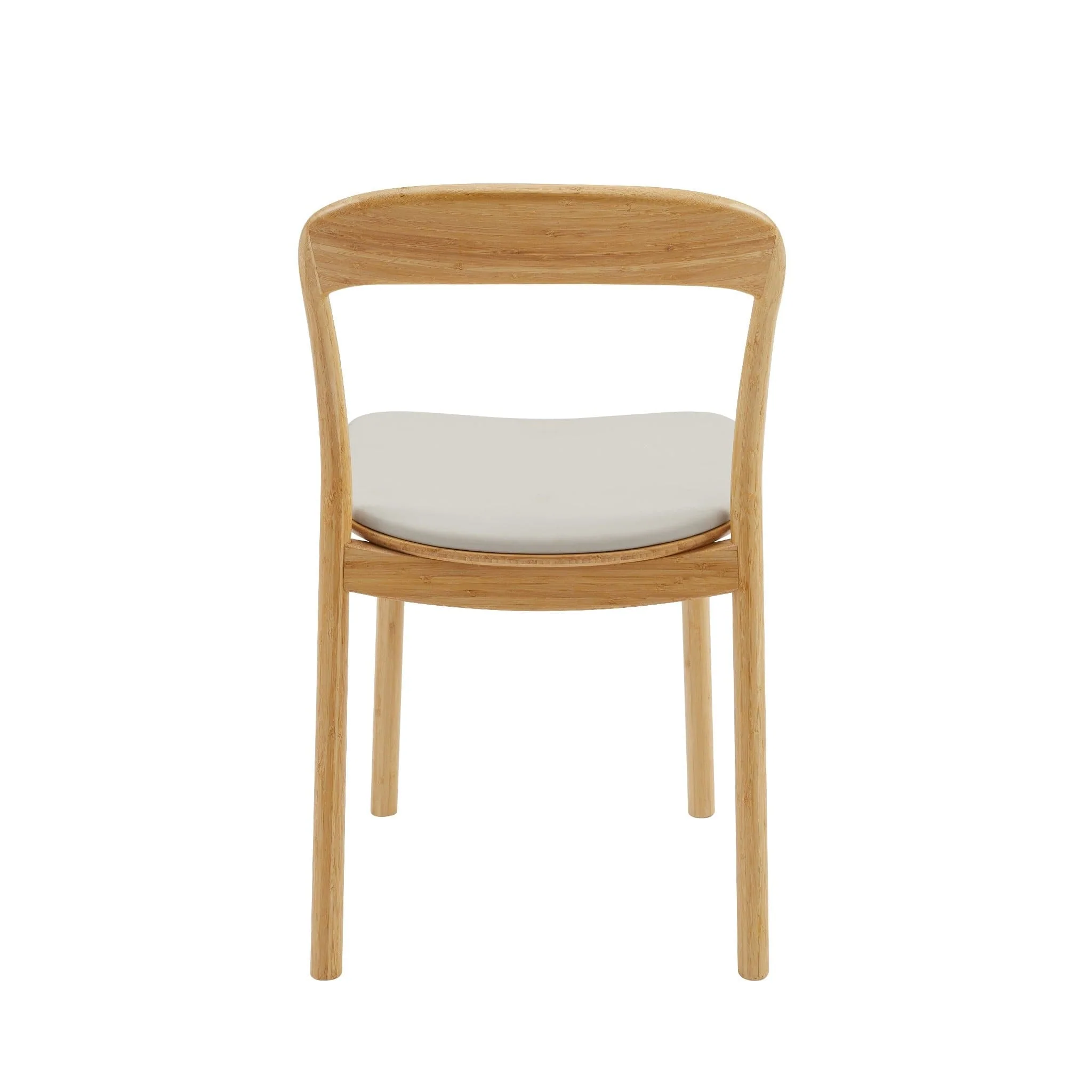 Hanna Dining Chair with Leather Seat (Set of 2) - Image 9