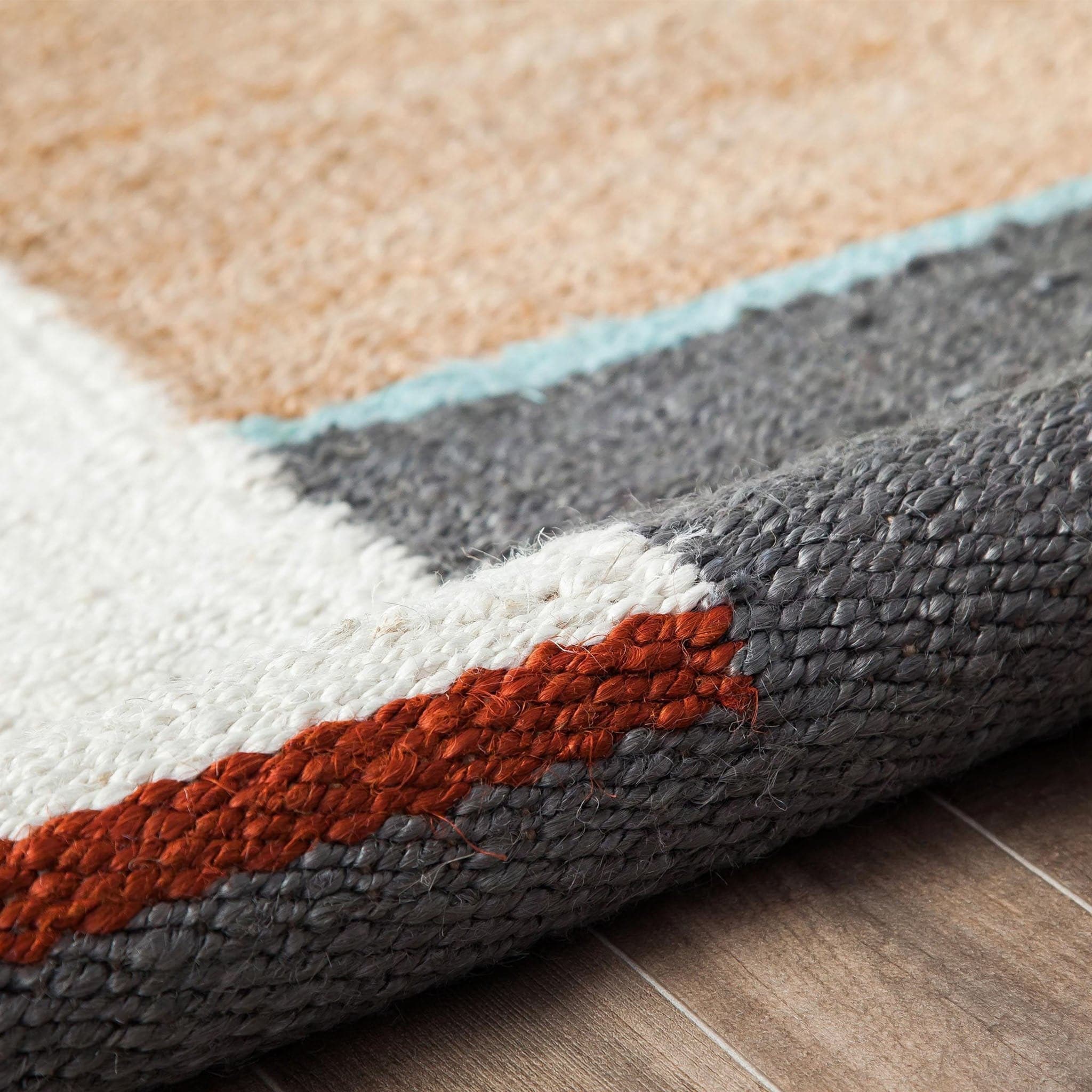 Heera Abstract Jute Rug - Image 7