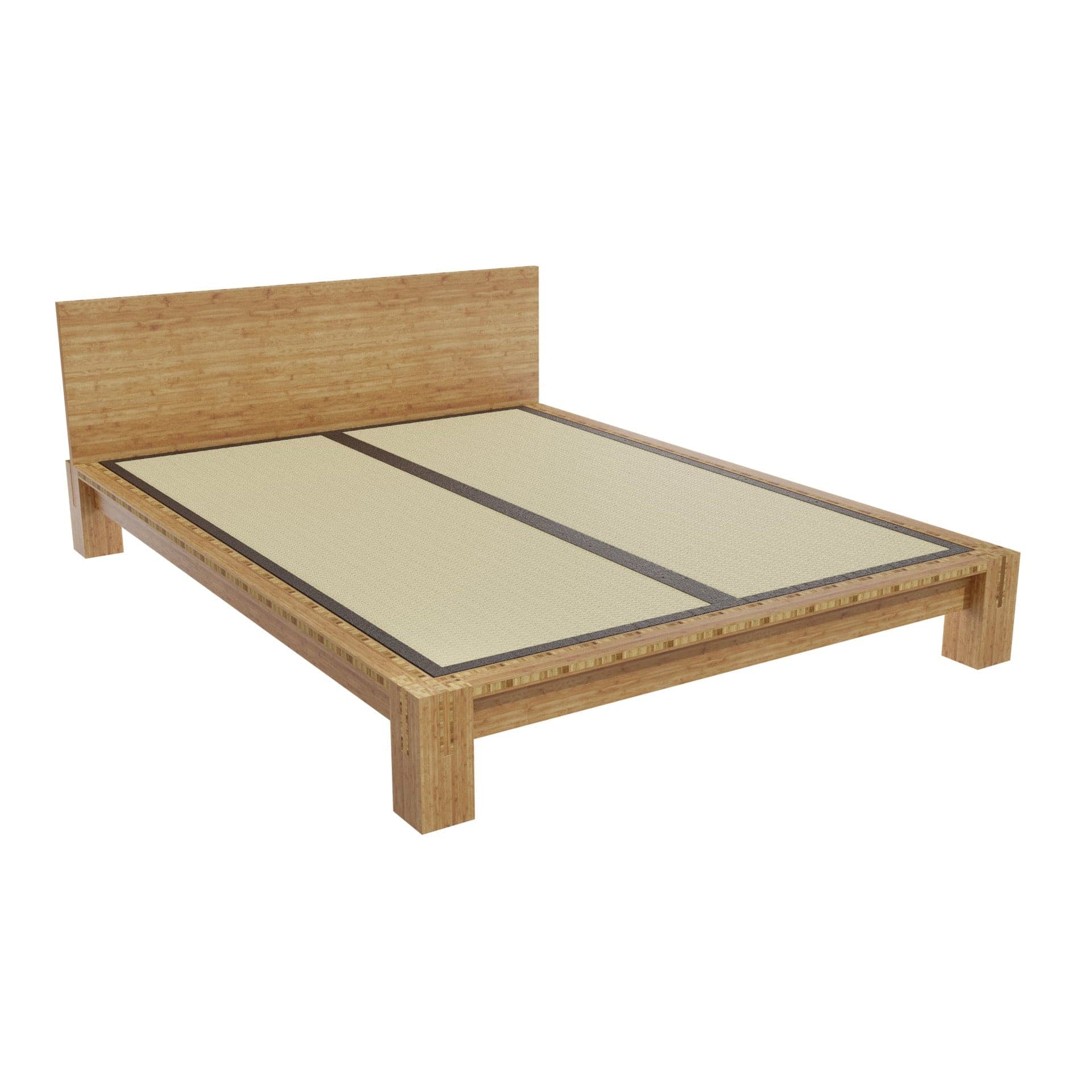 Kimara Platform Bed with Tatami Mats and Shiki Mat - Image 8