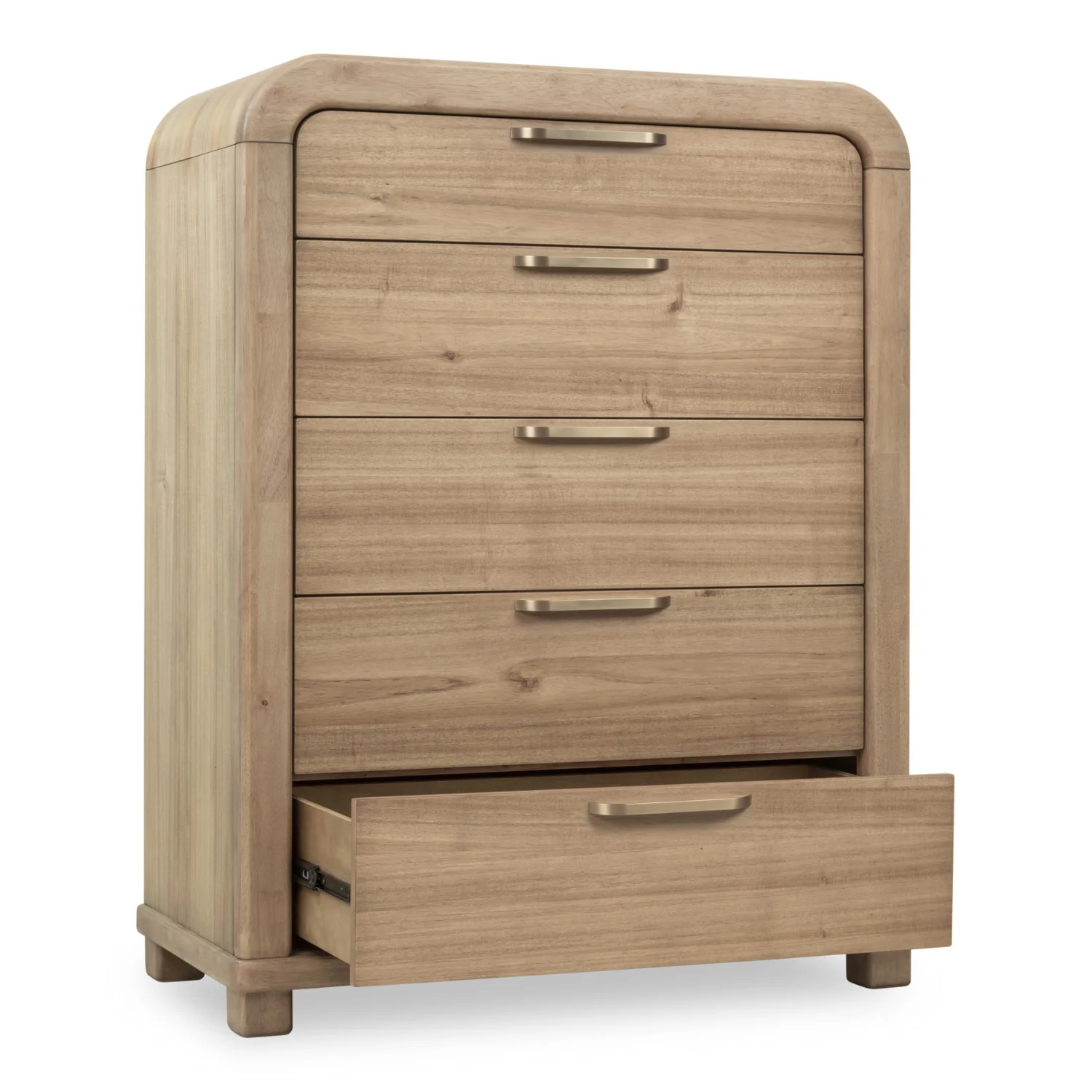 Kione Five Drawer Acacia Wood Chest - Image 2