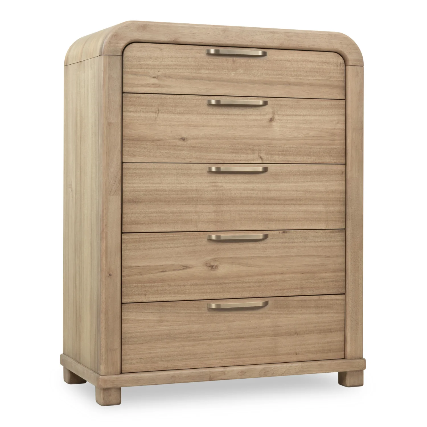 Kione Five Drawer Acacia Wood Chest - Image 3