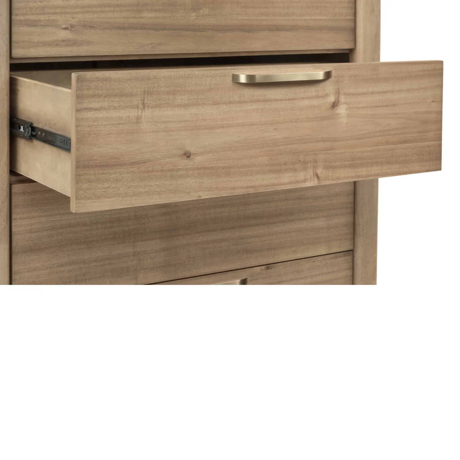 Kione Five Drawer Acacia Wood Chest - Image 7