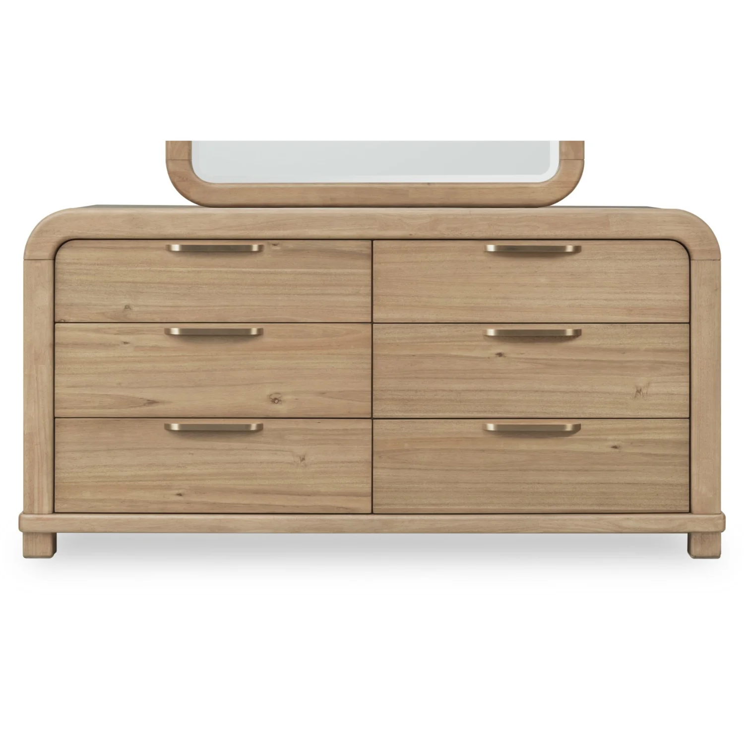 Kione Six Drawer Acacia Wood Dresser - Image 2