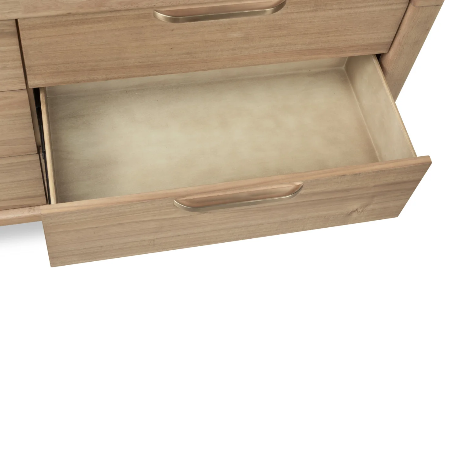 Kione Six Drawer Acacia Wood Dresser - Image 7