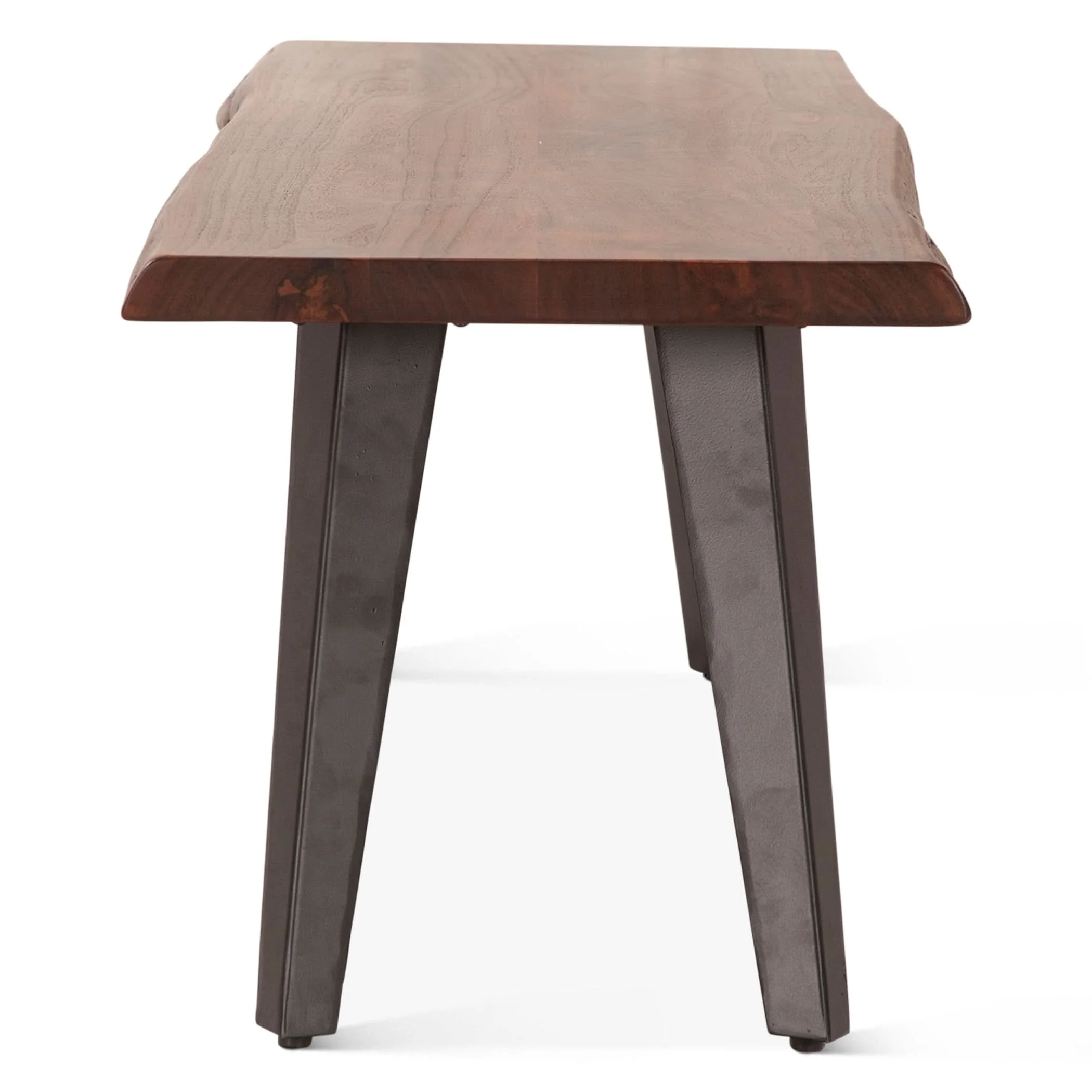 Knoxville Live Edge Acacia Wood Dining Bench - Image 6
