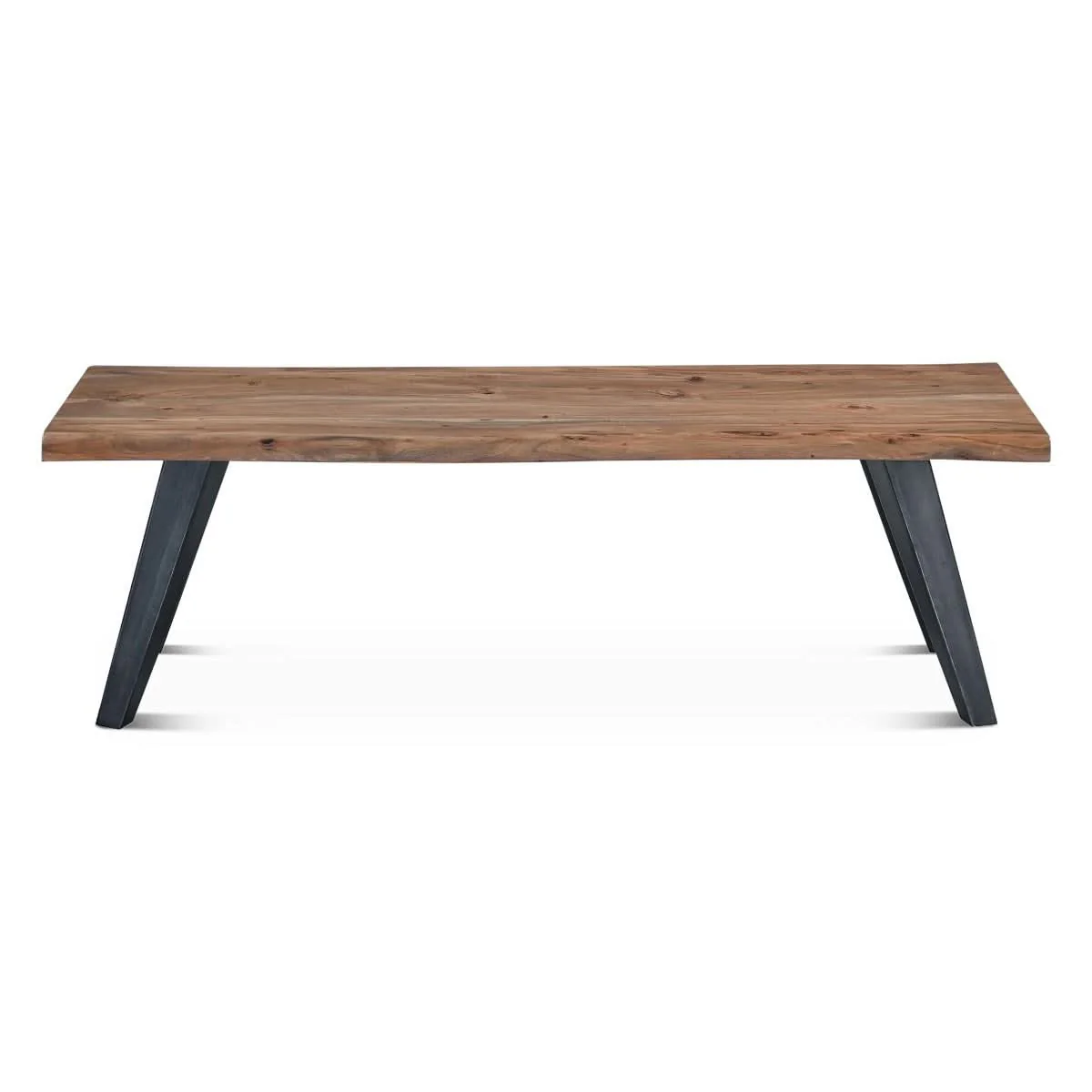 Knoxville Live Edge Acacia Wood Dining Bench - Image 9