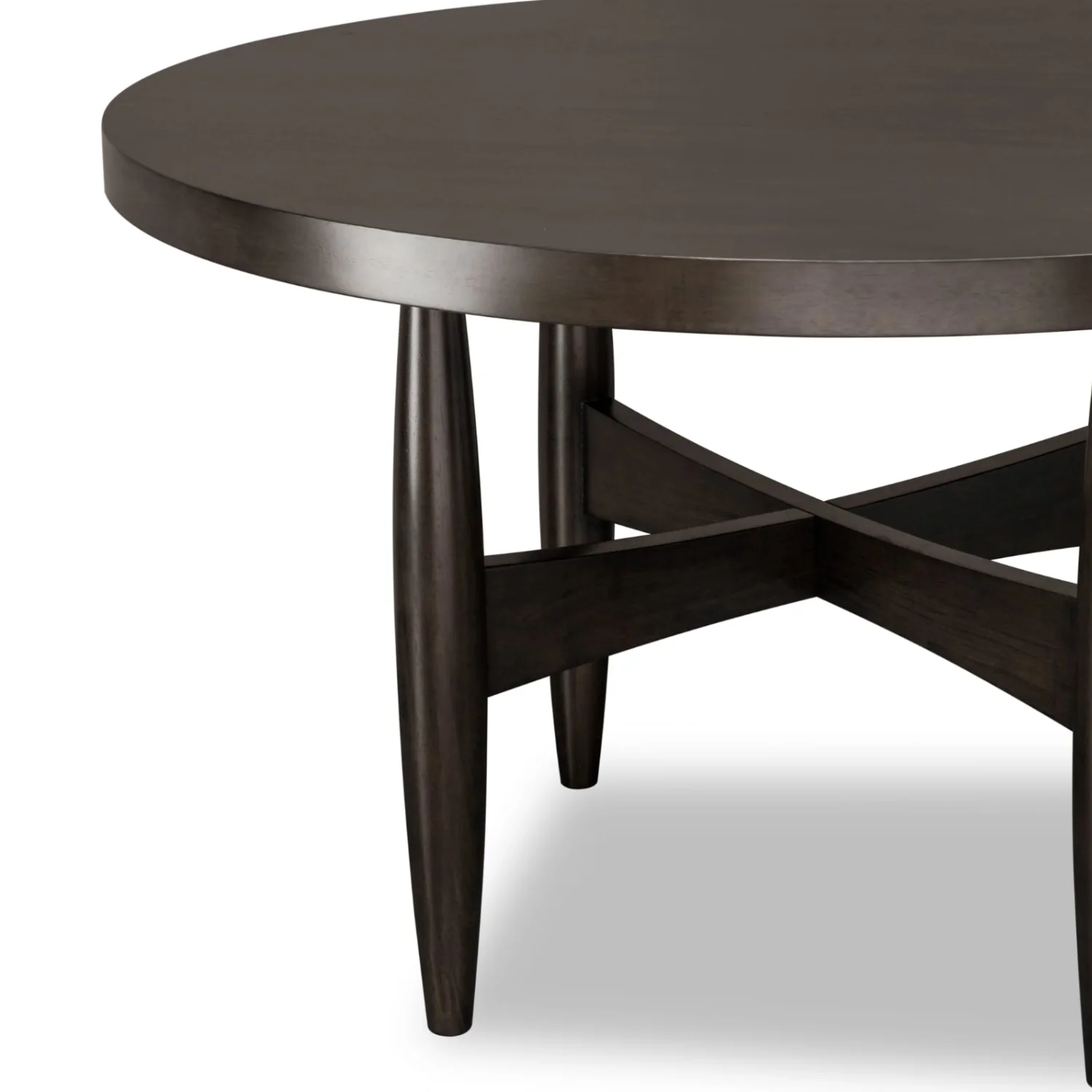 Koko Round Acacia Wood Dining Table - Image 5