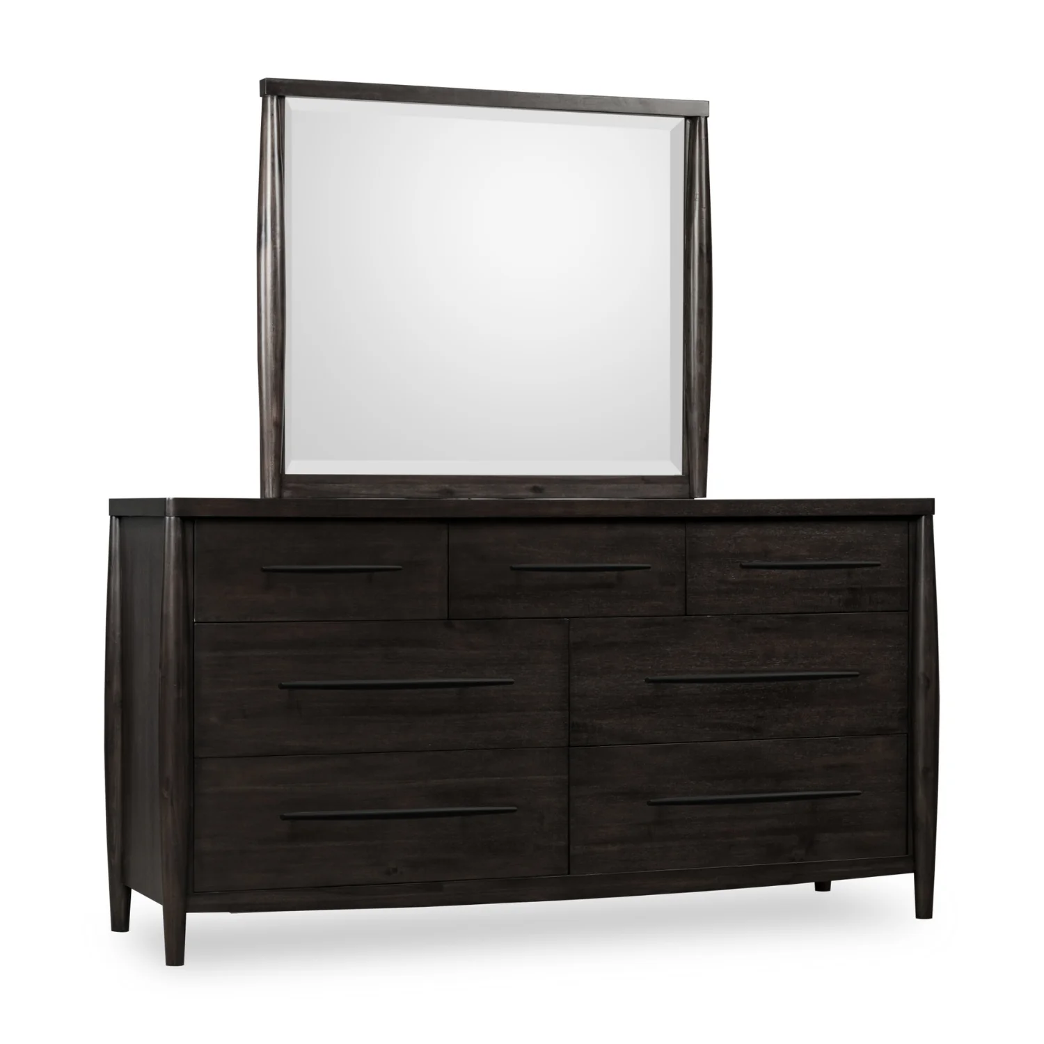 Koko Seven Drawer Acacia Wood Dresser