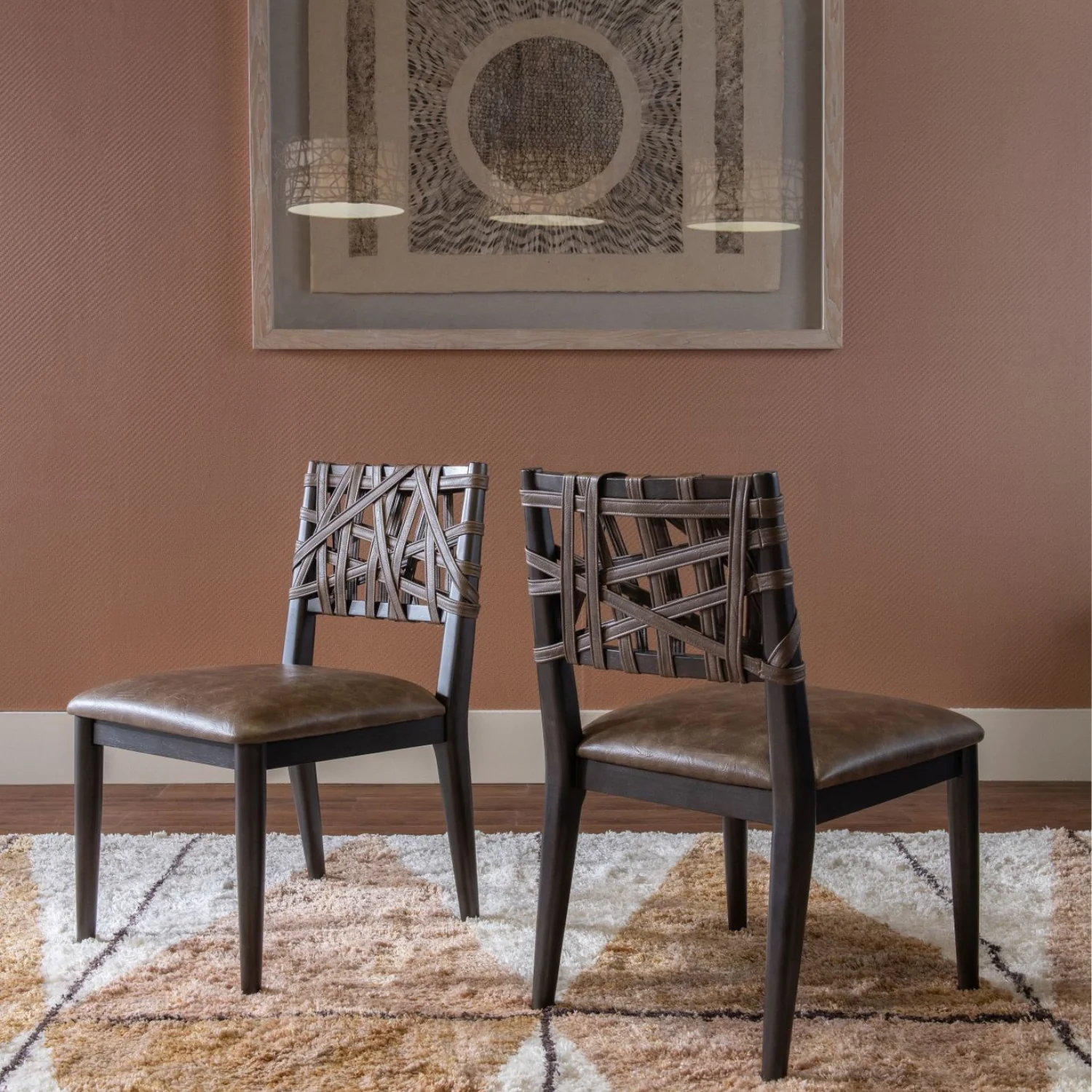 Koko Synthetic Leather Dining Chair (Set of 2) - Image 3