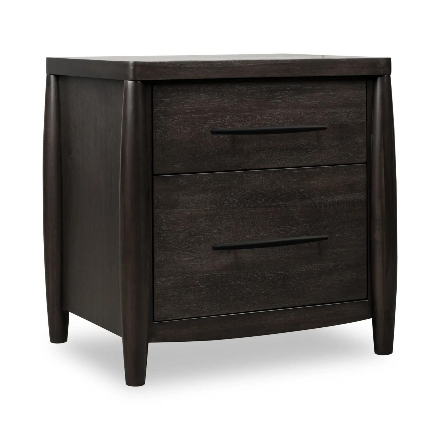 Koko Two Drawer Nightstand with Cord Management - Image 2
