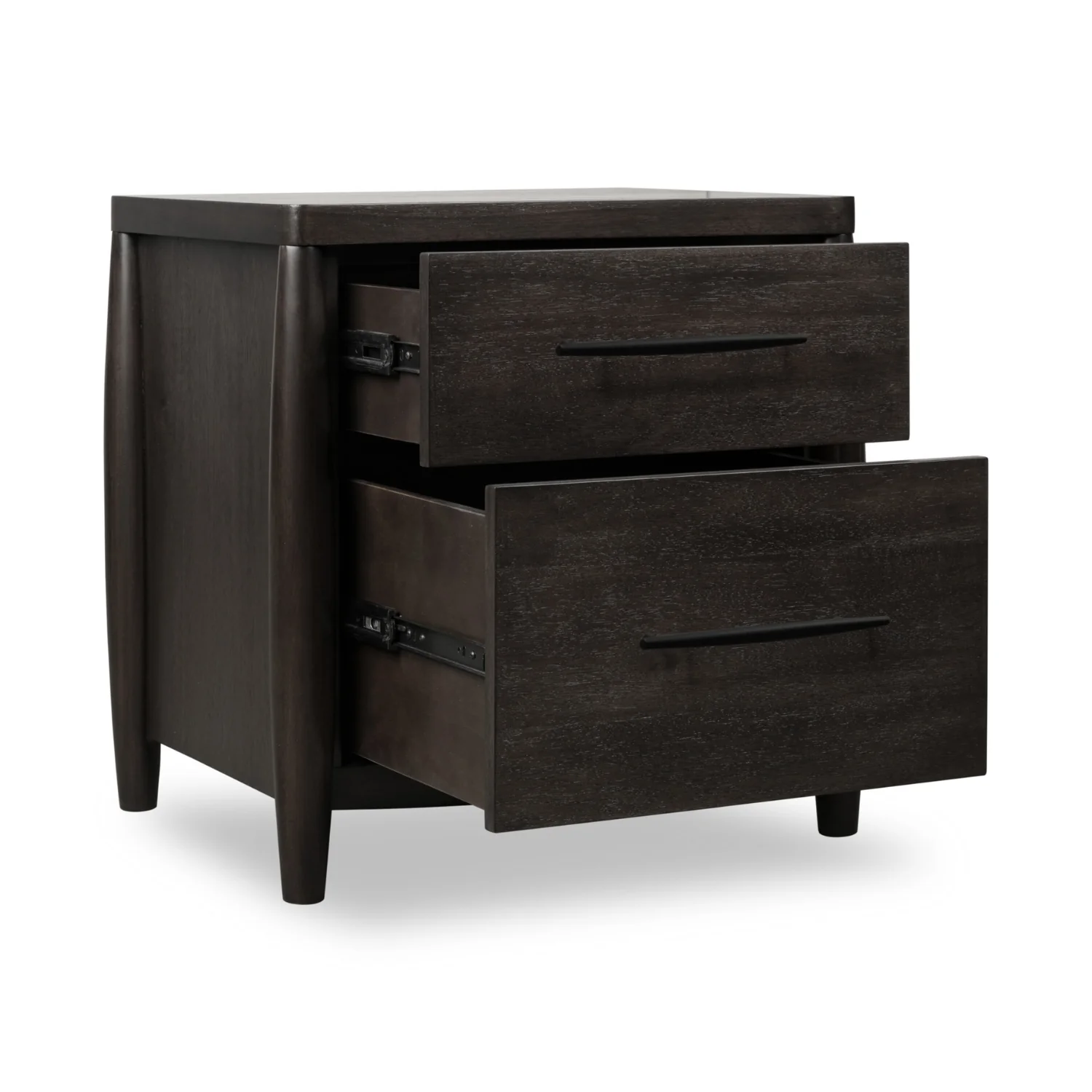 Koko Two Drawer Nightstand with Cord Management - Image 3