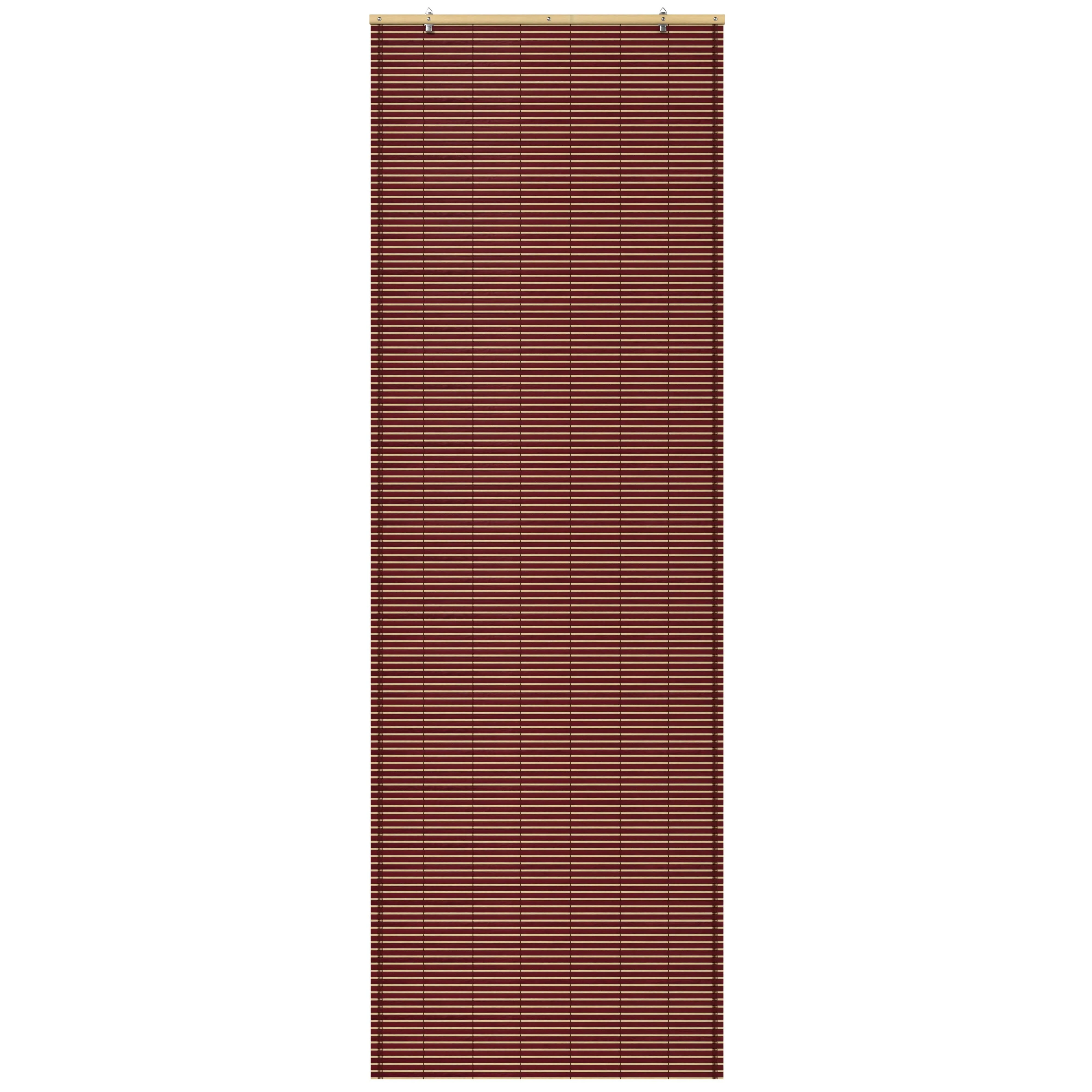 Mahogany Bamboo Cordless Window Shade
