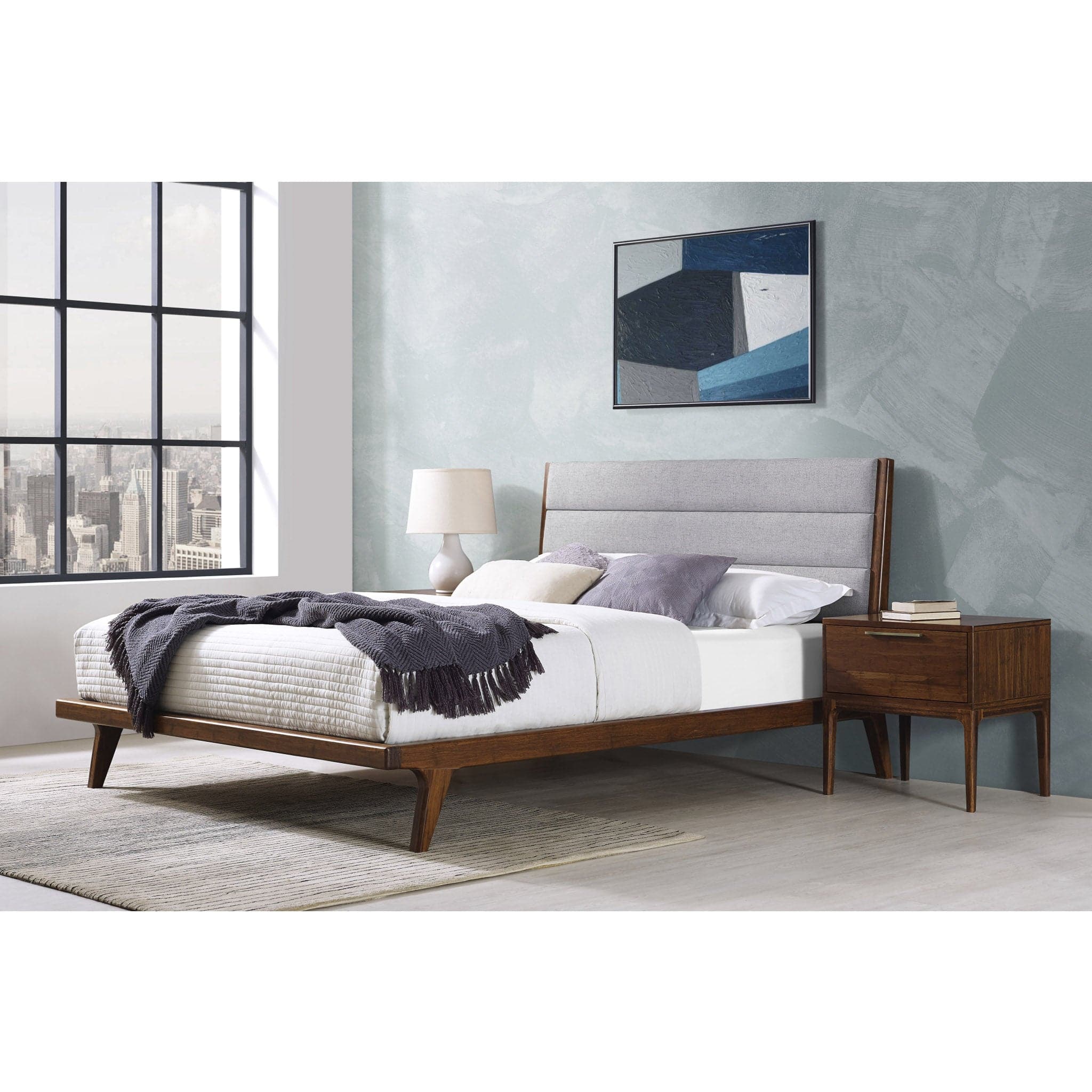 Mercury Upholstered Platform Bed - Image 3
