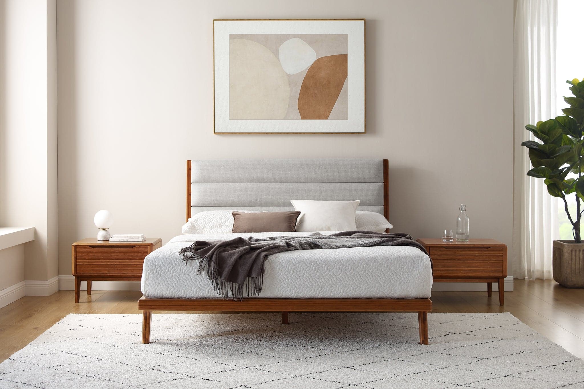 Mercury Upholstered Platform Bed - Image 4