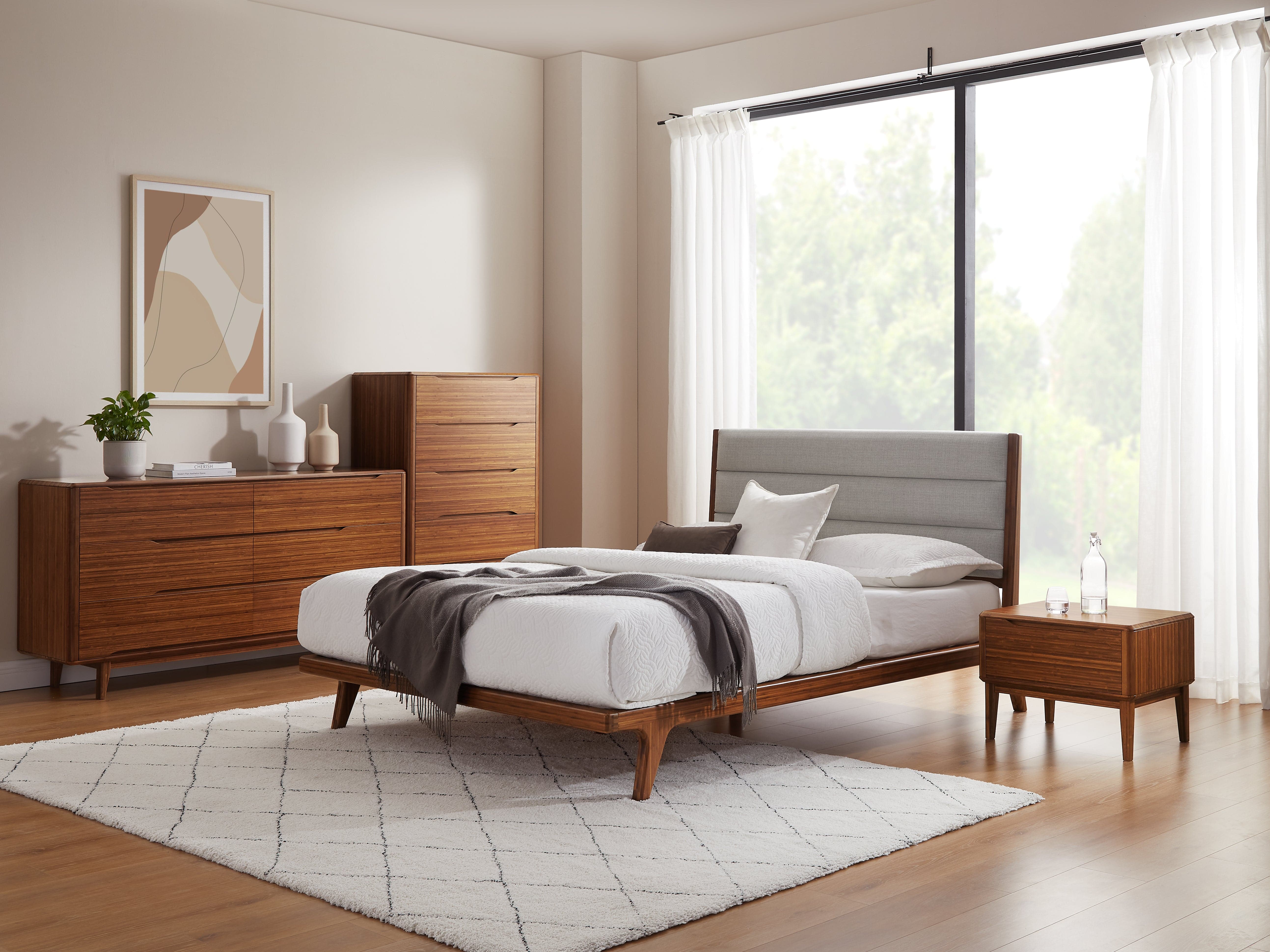 Mercury Upholstered Platform Bed - Image 5