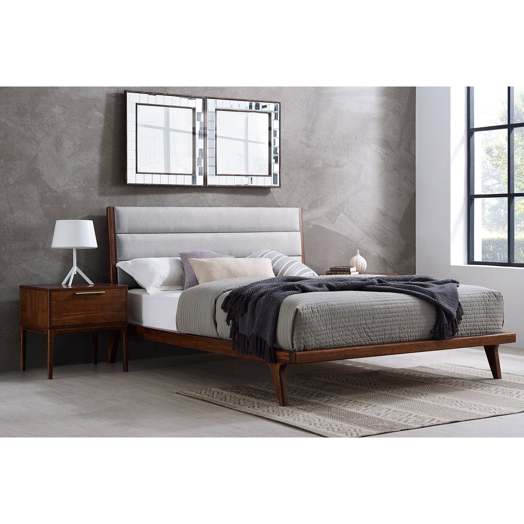 Mercury Upholstered Platform Bed - Image 9