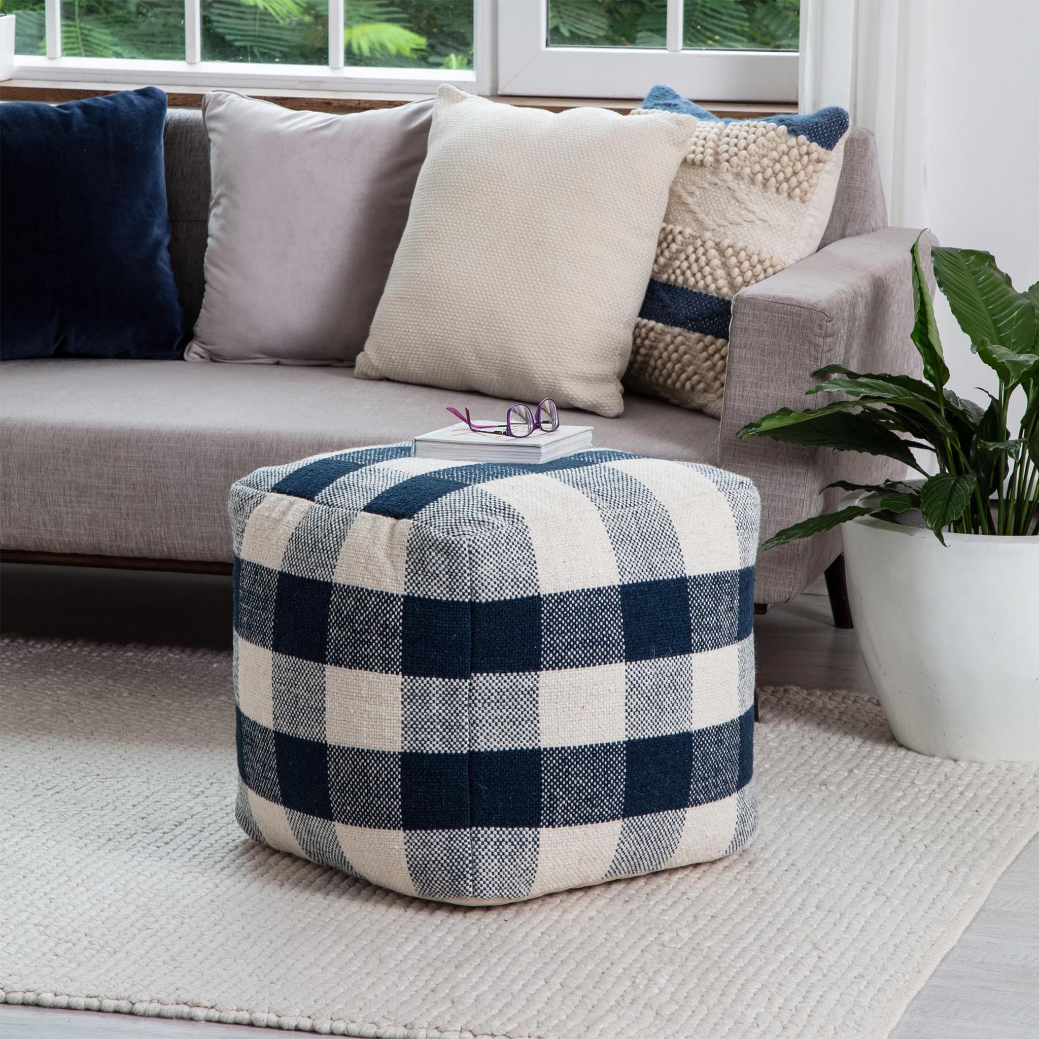 Midnight Sky Pouf - Image 3