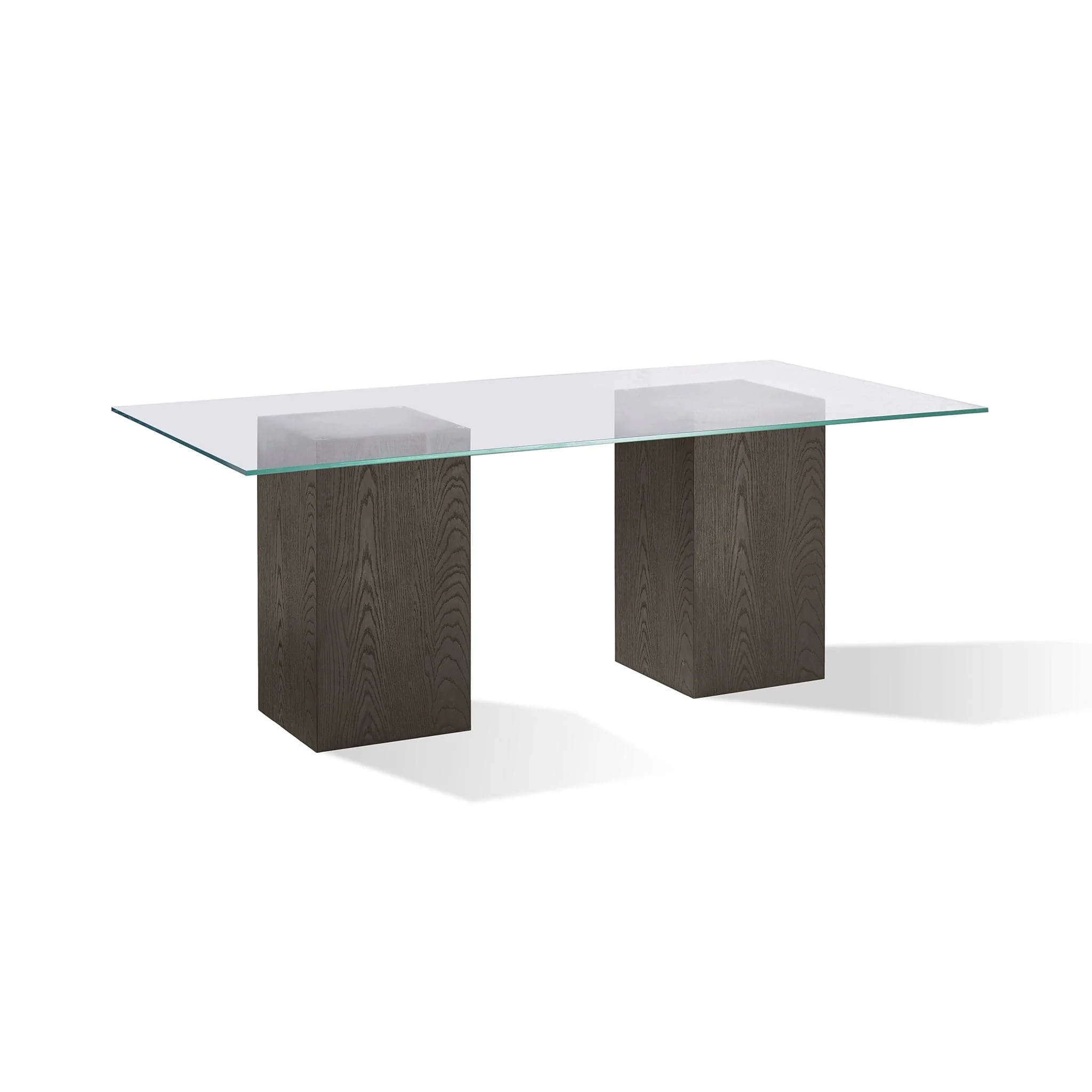 Modesto Rectangular Glass Table - Image 2