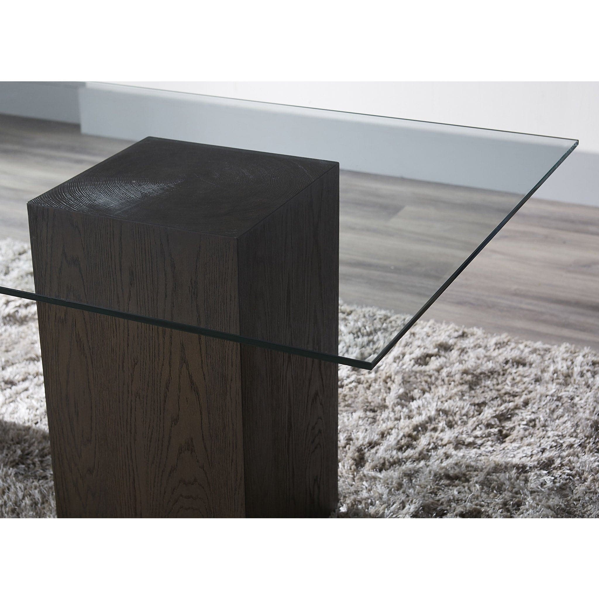Modesto Rectangular Glass Table - Image 7