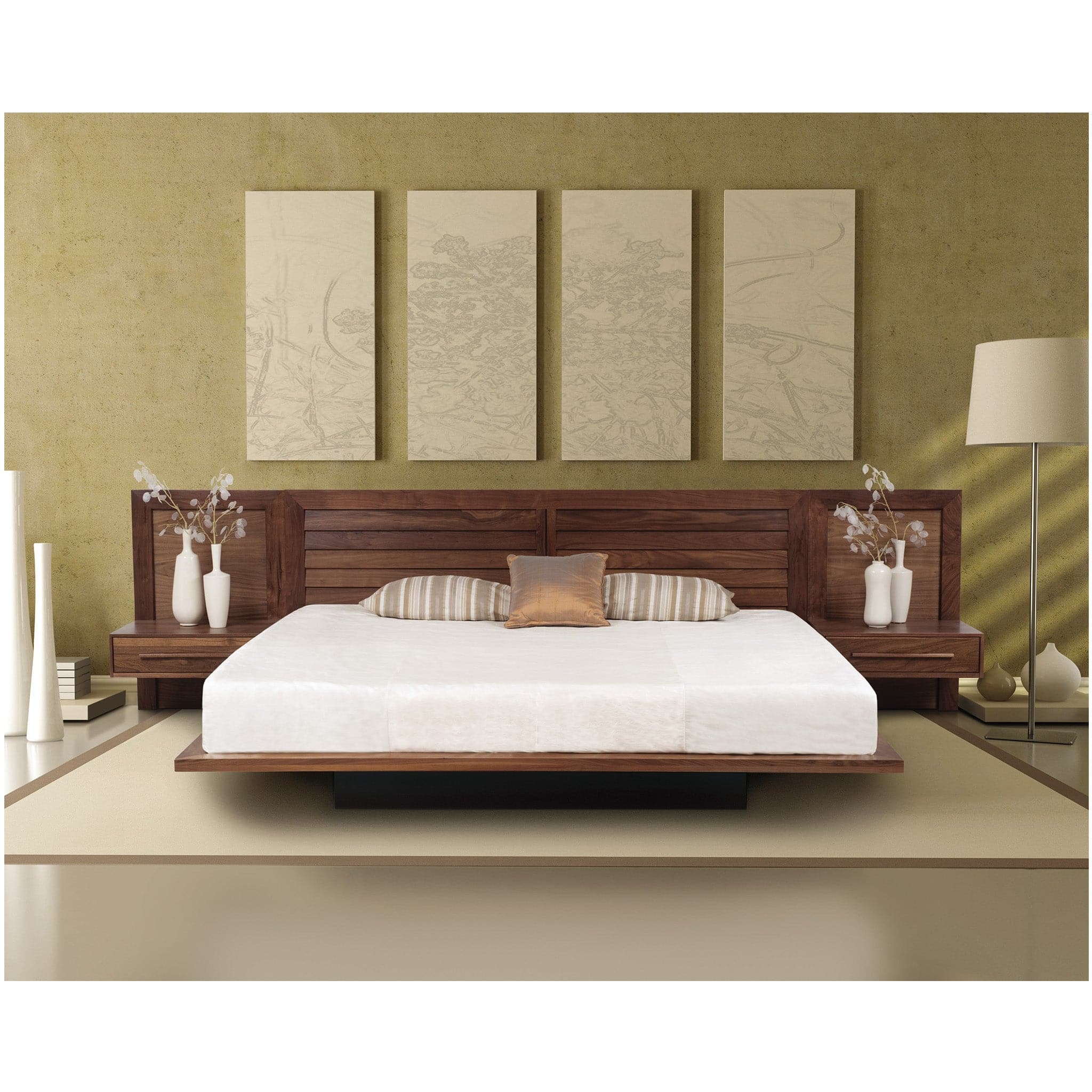 Copeland Moduluxe Clapboard Headboard Platform Bed - Image 3