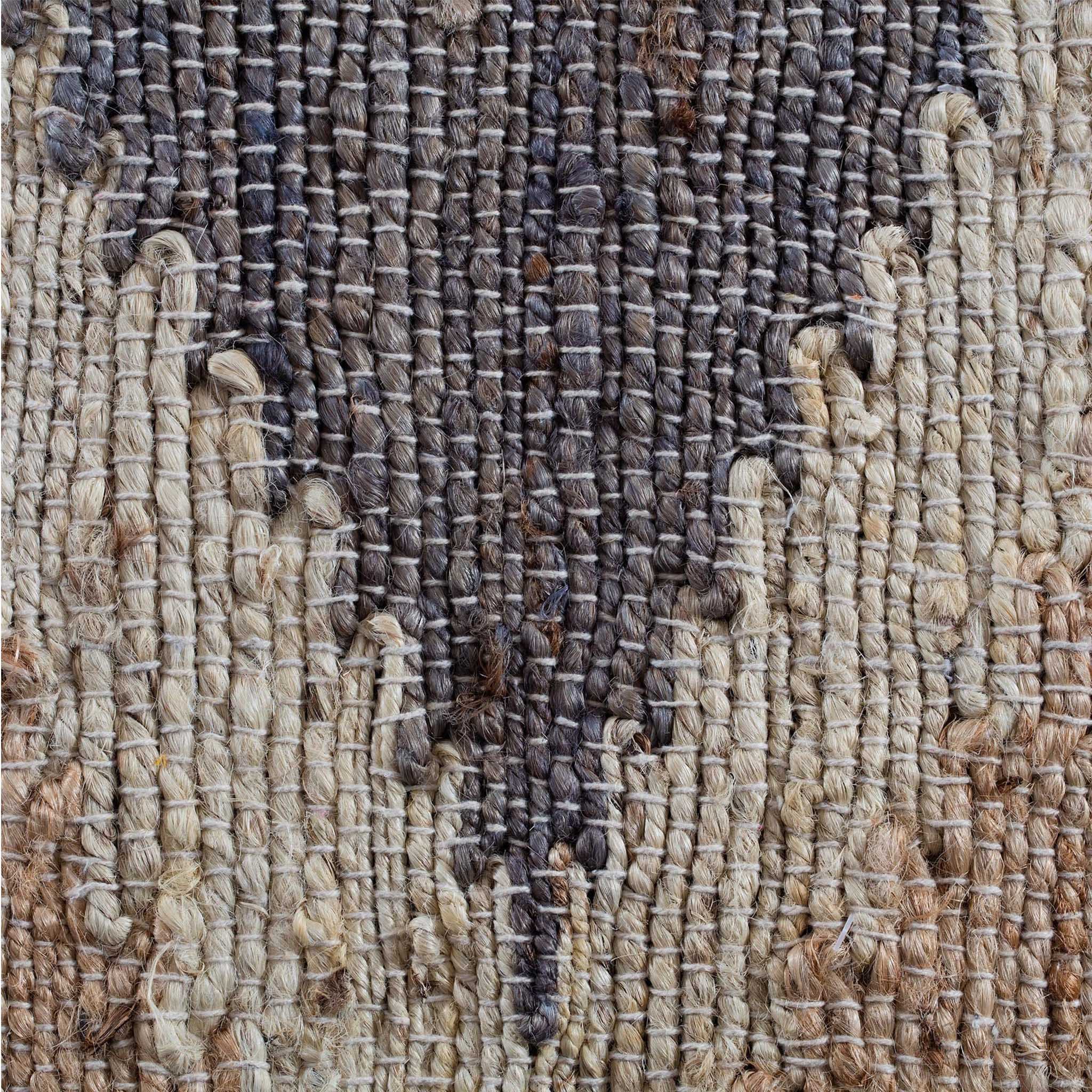 Mountains of the Moon Natural Gray & Ivory Jute Area Rug - Image 2