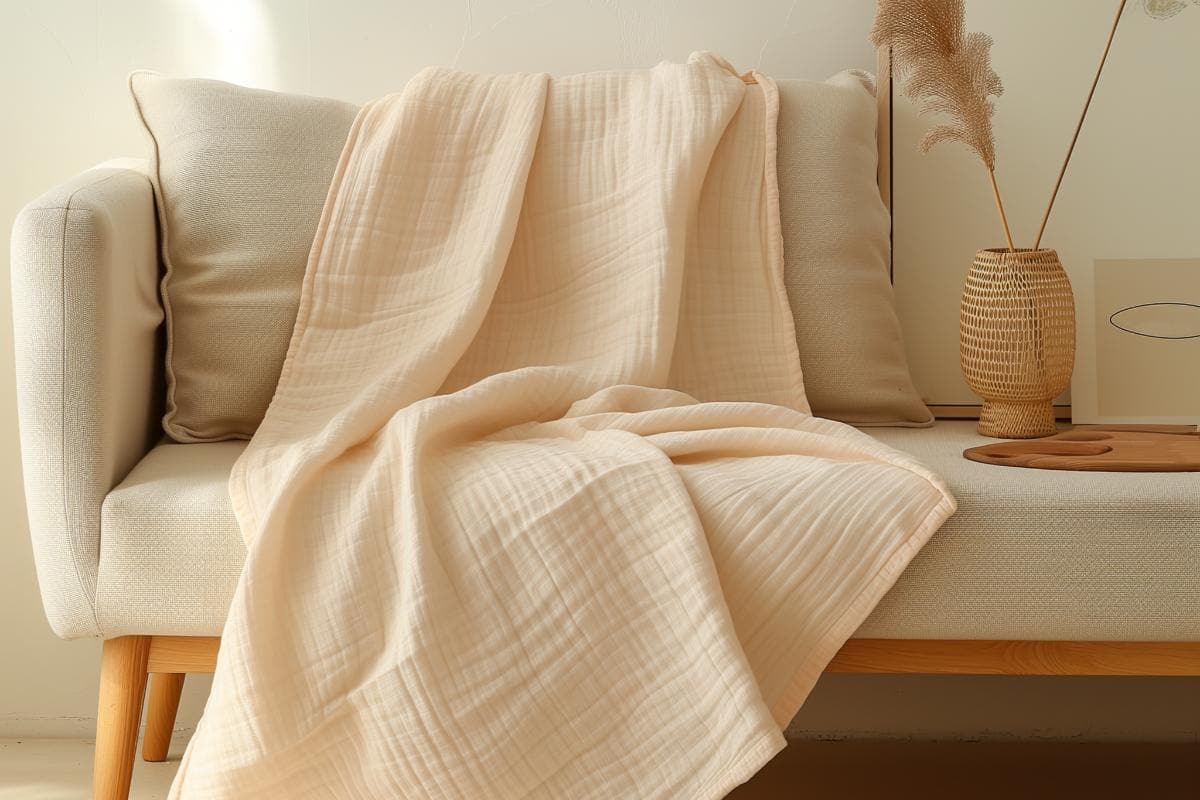 Natural Sleep Organic Cotton Muslin Blanket - Image 13