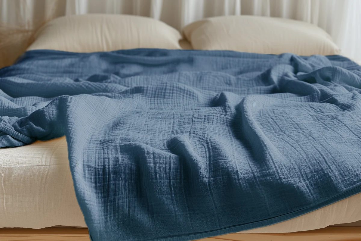 Natural Sleep Organic Cotton Muslin Blanket - Image 14