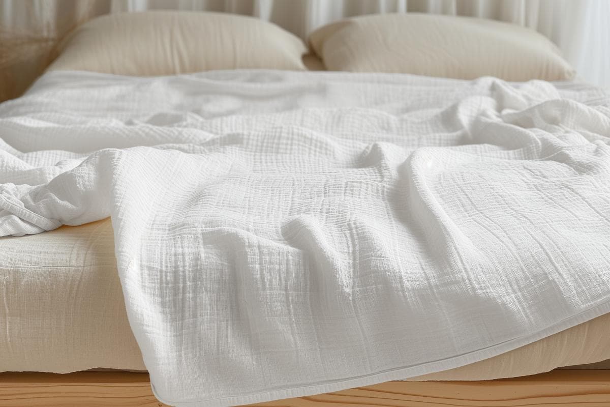 Natural Sleep Organic Cotton Muslin Blanket - Image 9